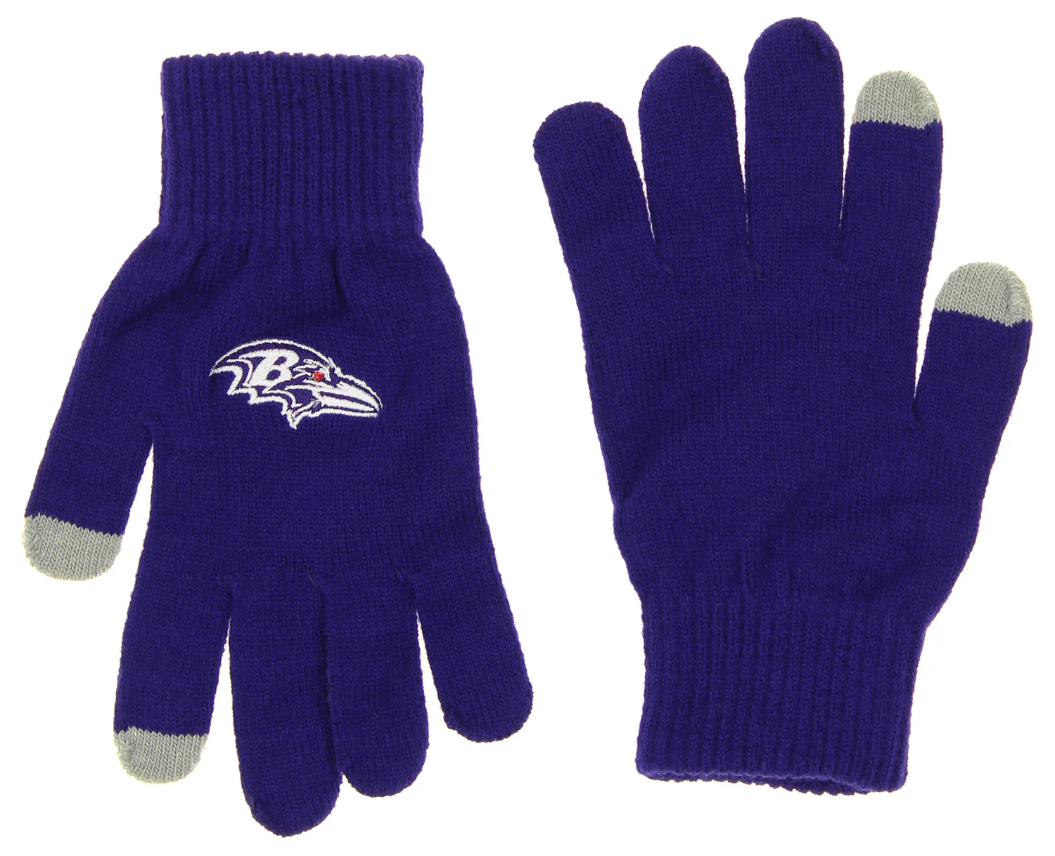 FOCO X Zubaz NFL Collab 3 Pack Glove Scarf & Hat Outdoor Winter Set, Baltimore Ravens - Image 6