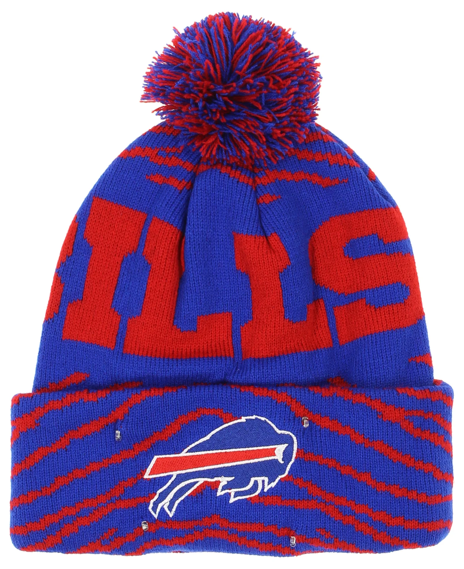 FOCO X Zubaz NFL Collab 3 Pack Glove Scarf & Hat Outdoor Winter Set, Buffalo Bills - Image 4
