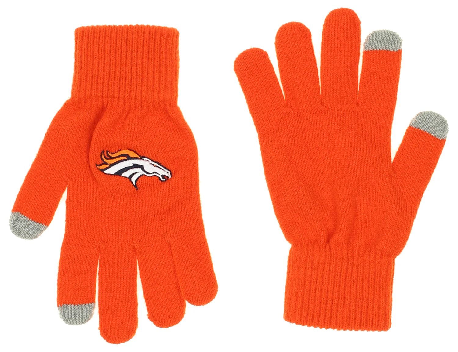 FOCO X Zubaz NFL Collab 3 Pack Glove Scarf & Hat Outdoor Winter Set, Denver Broncos - Image 6