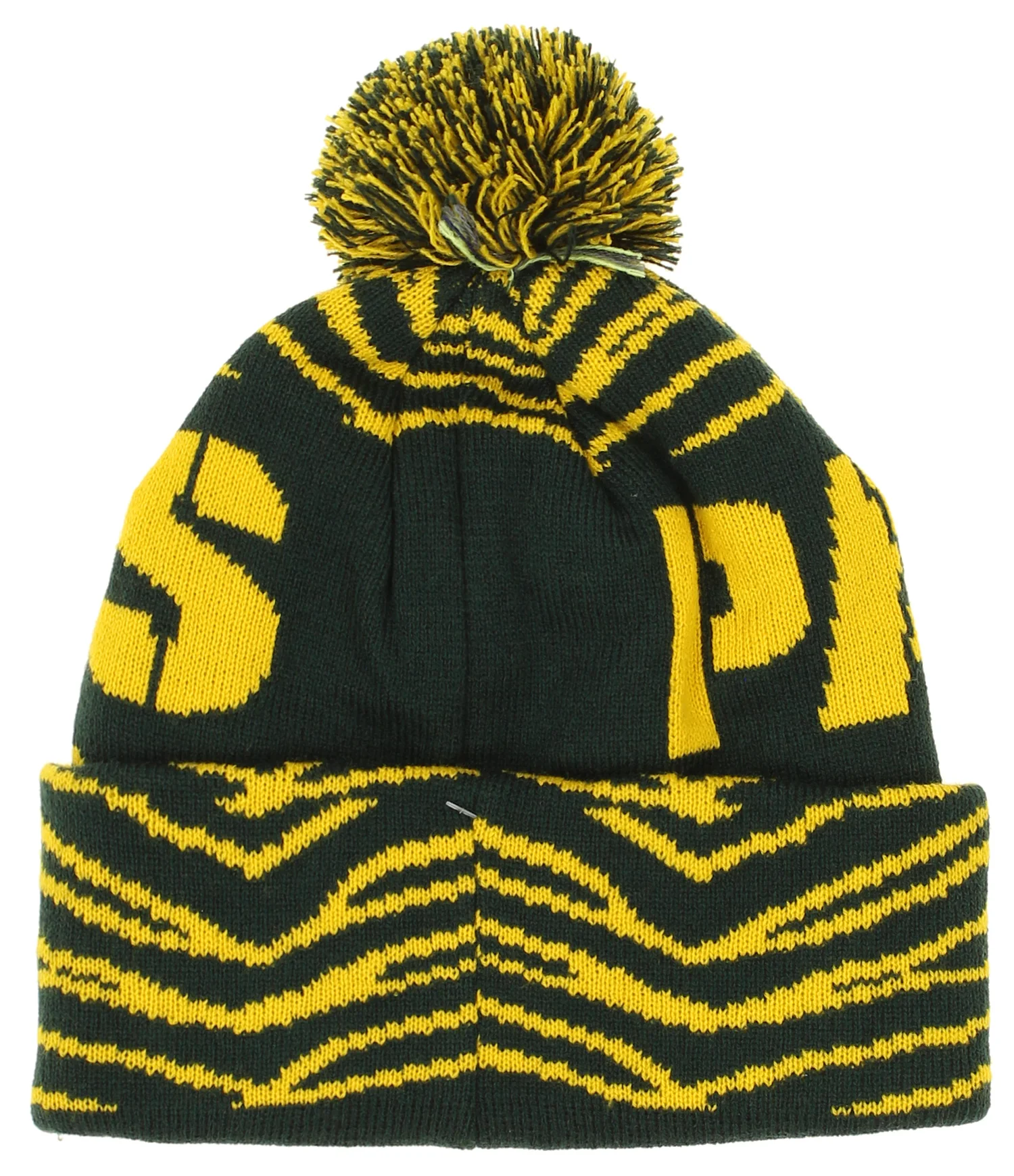 FOCO X Zubaz NFL Collab 3 Pack Glove Scarf & Hat Outdoor Winter Set, Green Bay Packers - Image 5