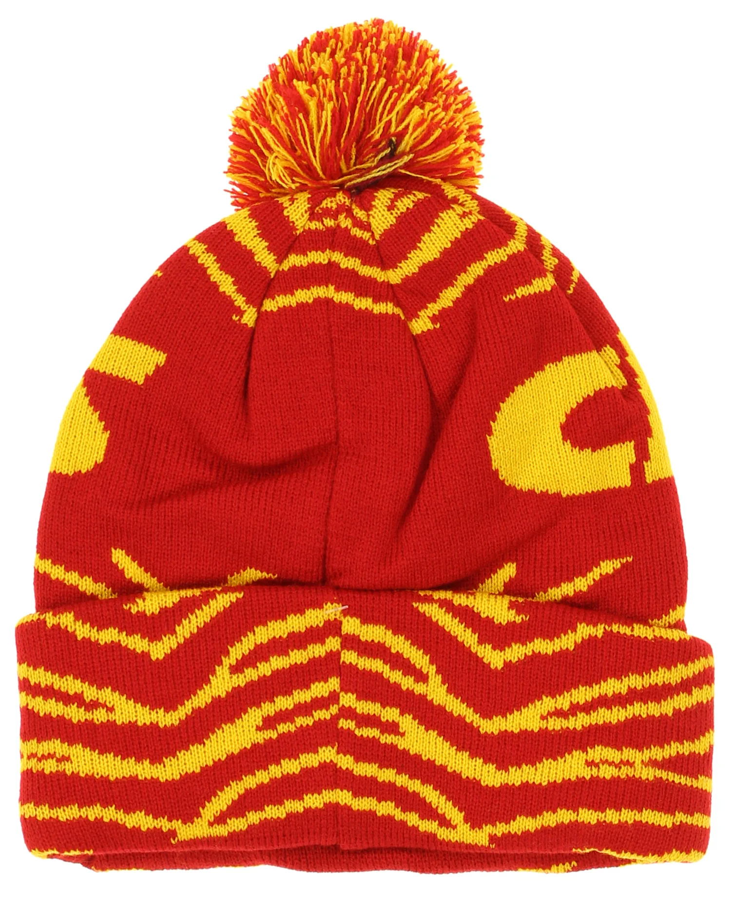 FOCO X Zubaz NFL Collab 3 Pack Glove Scarf & Hat Outdoor Winter Set, Kansas City Chiefs - Image 5