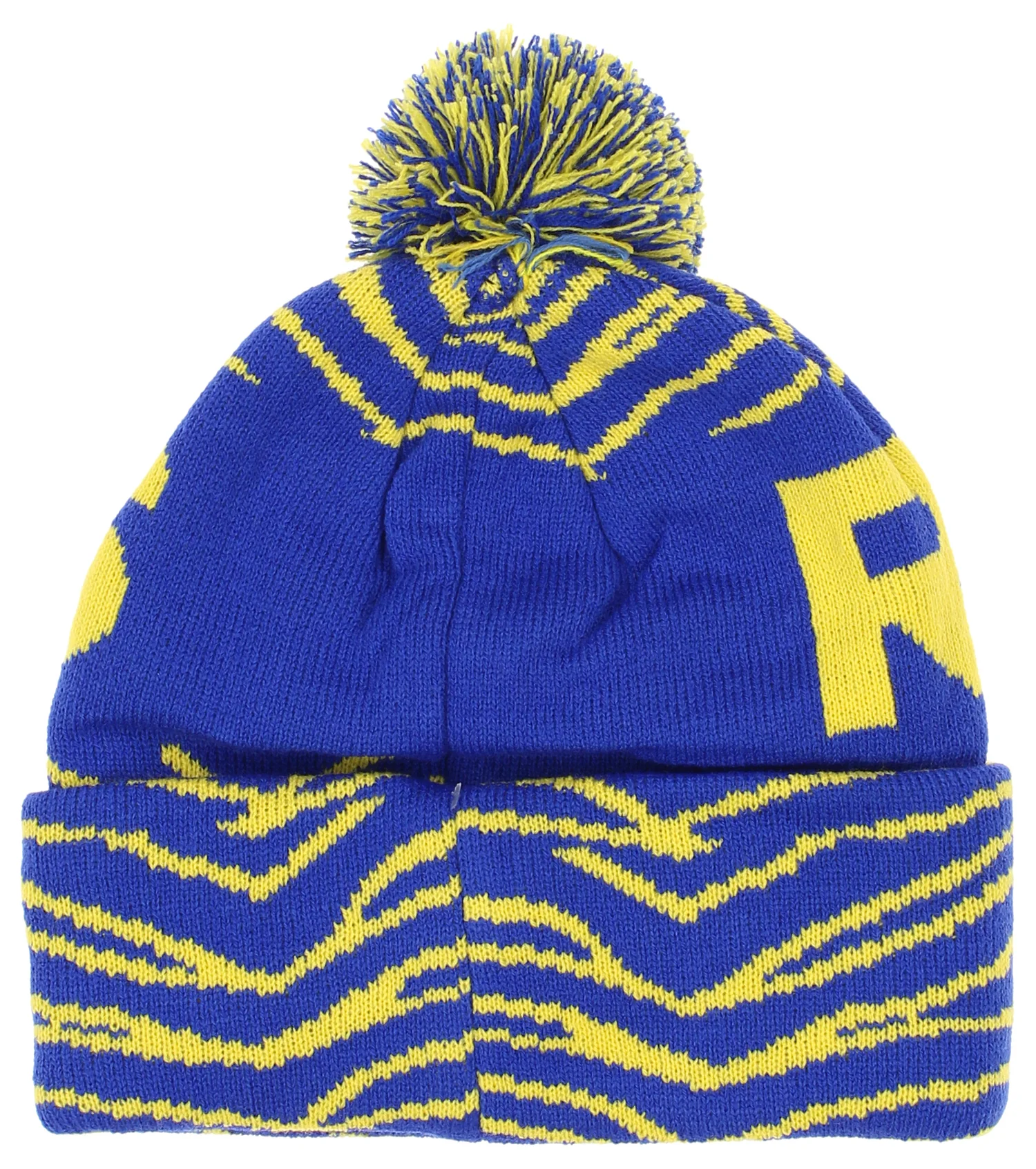 FOCO X Zubaz NFL Collab 3 Pack Glove Scarf & Hat Outdoor Winter Set, Los Angeles Rams - Image 5