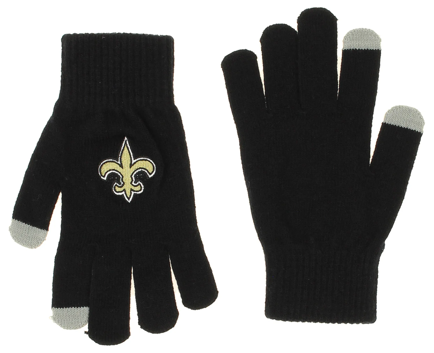FOCO X Zubaz NFL Collab 3 Pack Glove Scarf & Hat Outdoor Winter Set, New Orleans Saints - Image 6