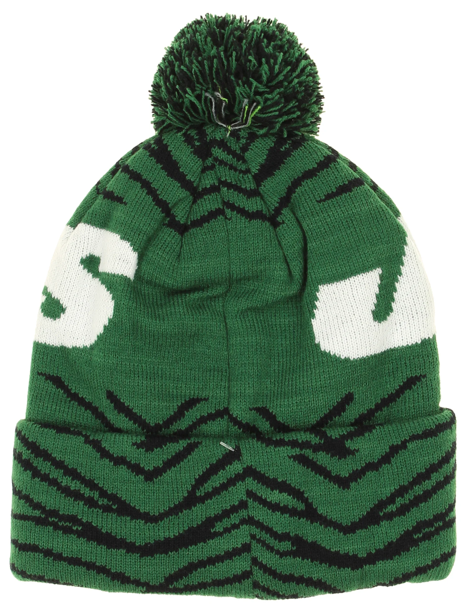 FOCO X Zubaz NFL Collab 3 Pack Glove Scarf & Hat Outdoor Winter Set, New York Jets - Image 5