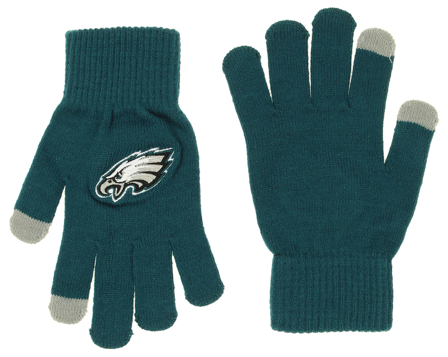 FOCO X Zubaz NFL Collab 3 Pack Glove Scarf & Hat Outdoor Winter Set, Philadelphia Eagles - Image 6