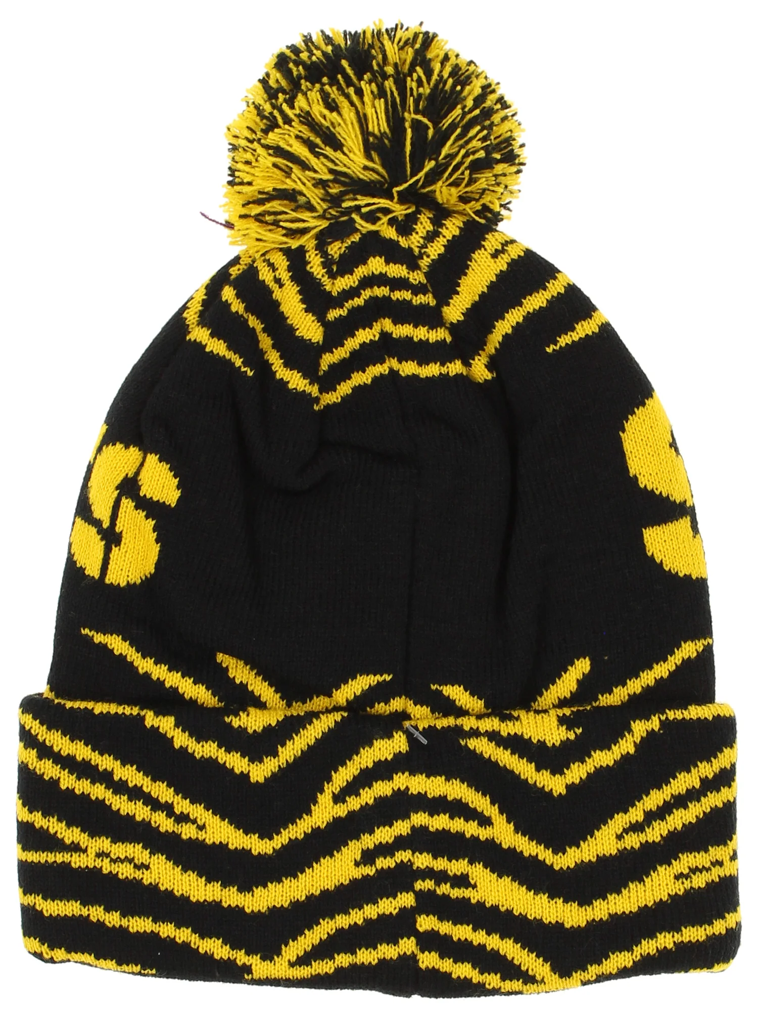 FOCO X Zubaz NFL Collab 3 Pack Glove Scarf & Hat Outdoor Winter Set, Pittsburgh Steelers - Image 5