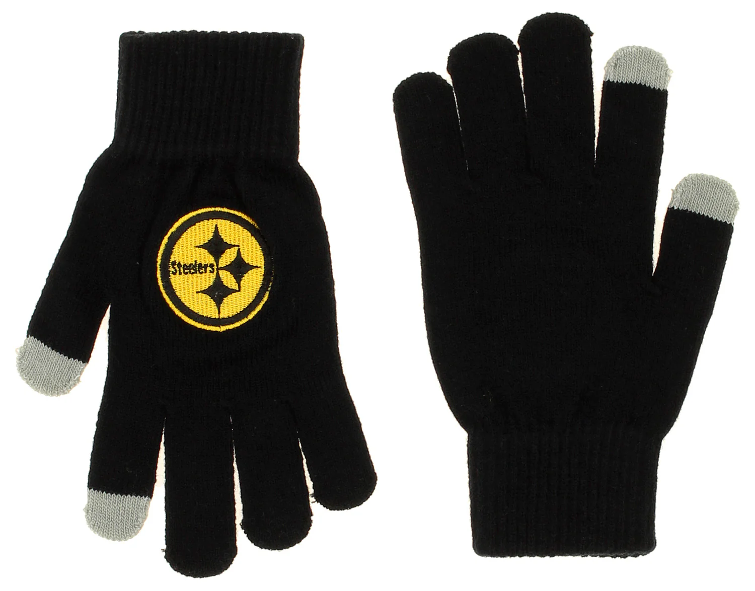 FOCO X Zubaz NFL Collab 3 Pack Glove Scarf & Hat Outdoor Winter Set, Pittsburgh Steelers - Image 6