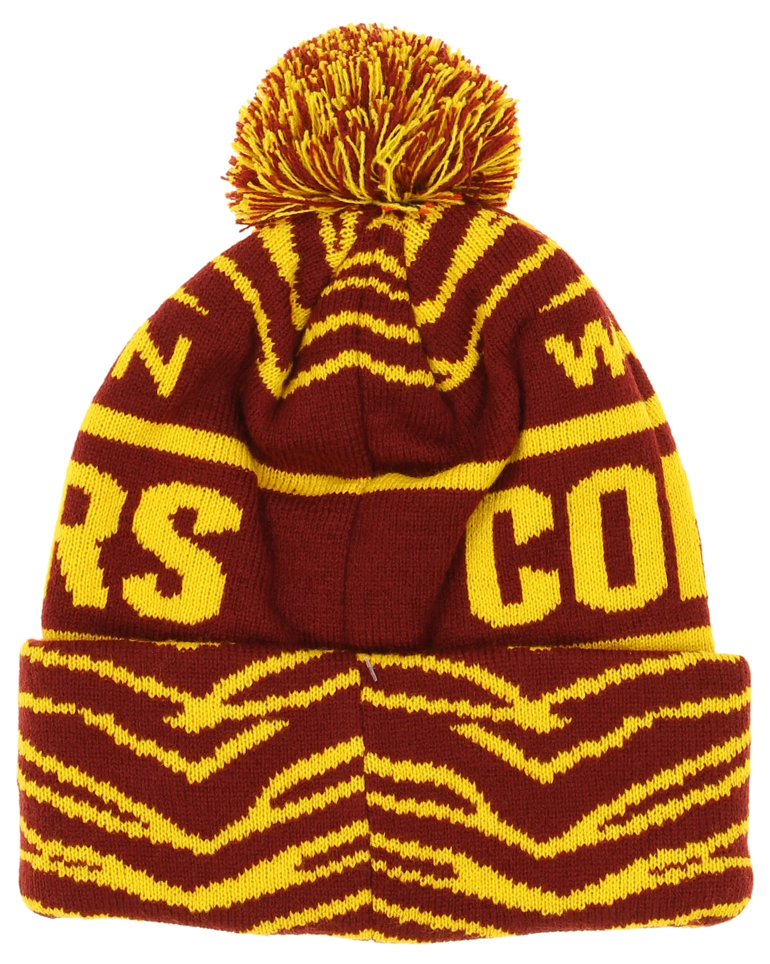 FOCO X Zubaz NFL Collab 3 Pack Glove Scarf & Hat Outdoor Winter Set, Washington Commanders - Image 5