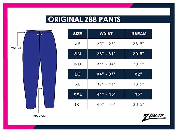 Zubaz Adult Unisex Z88 2 Color Zebra Pants, NAVY/RED - Image 4