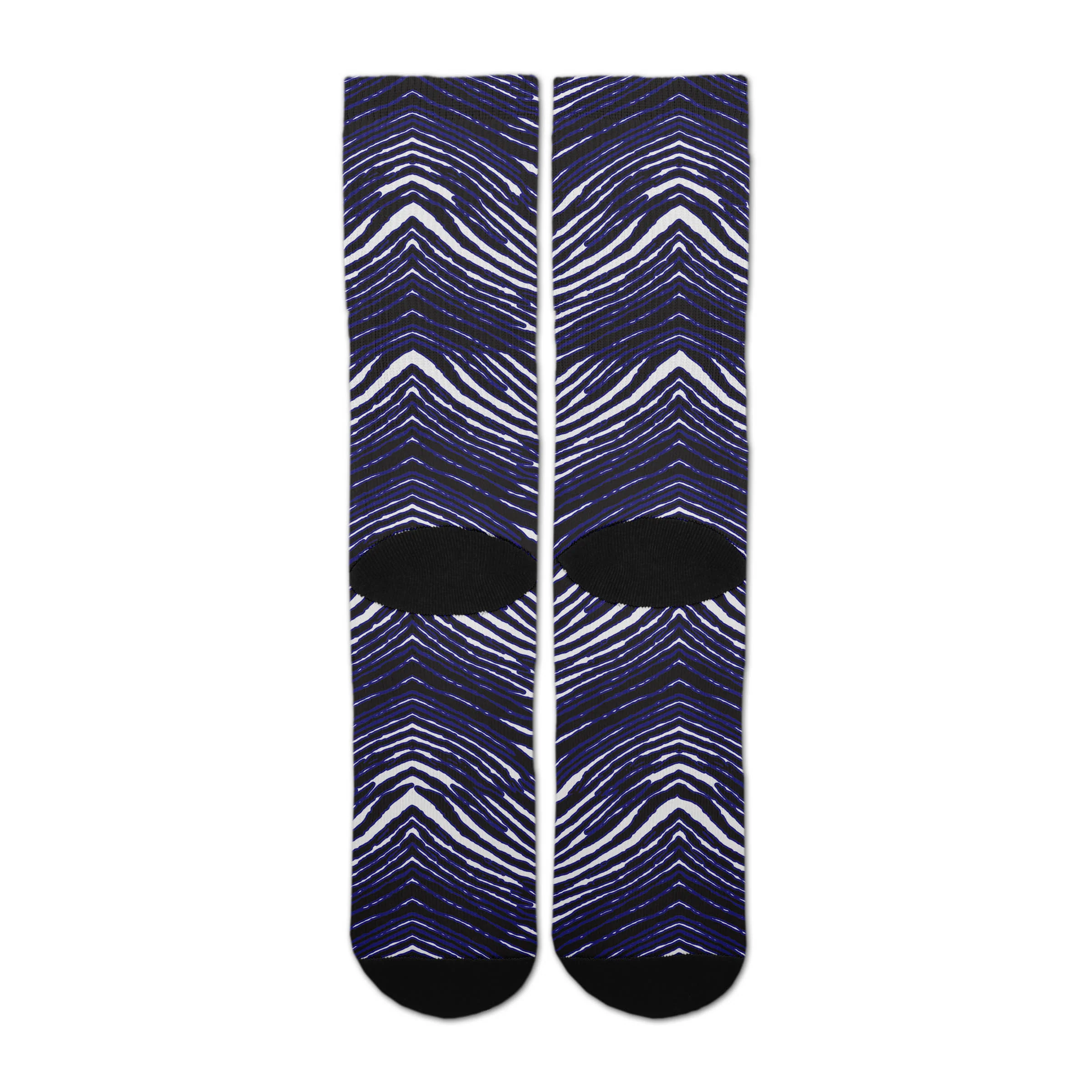 Zubaz By For Bare Feet NFL Zubified Adult and Youth Dress Socks, Baltimore Ravens, Large - Image 4