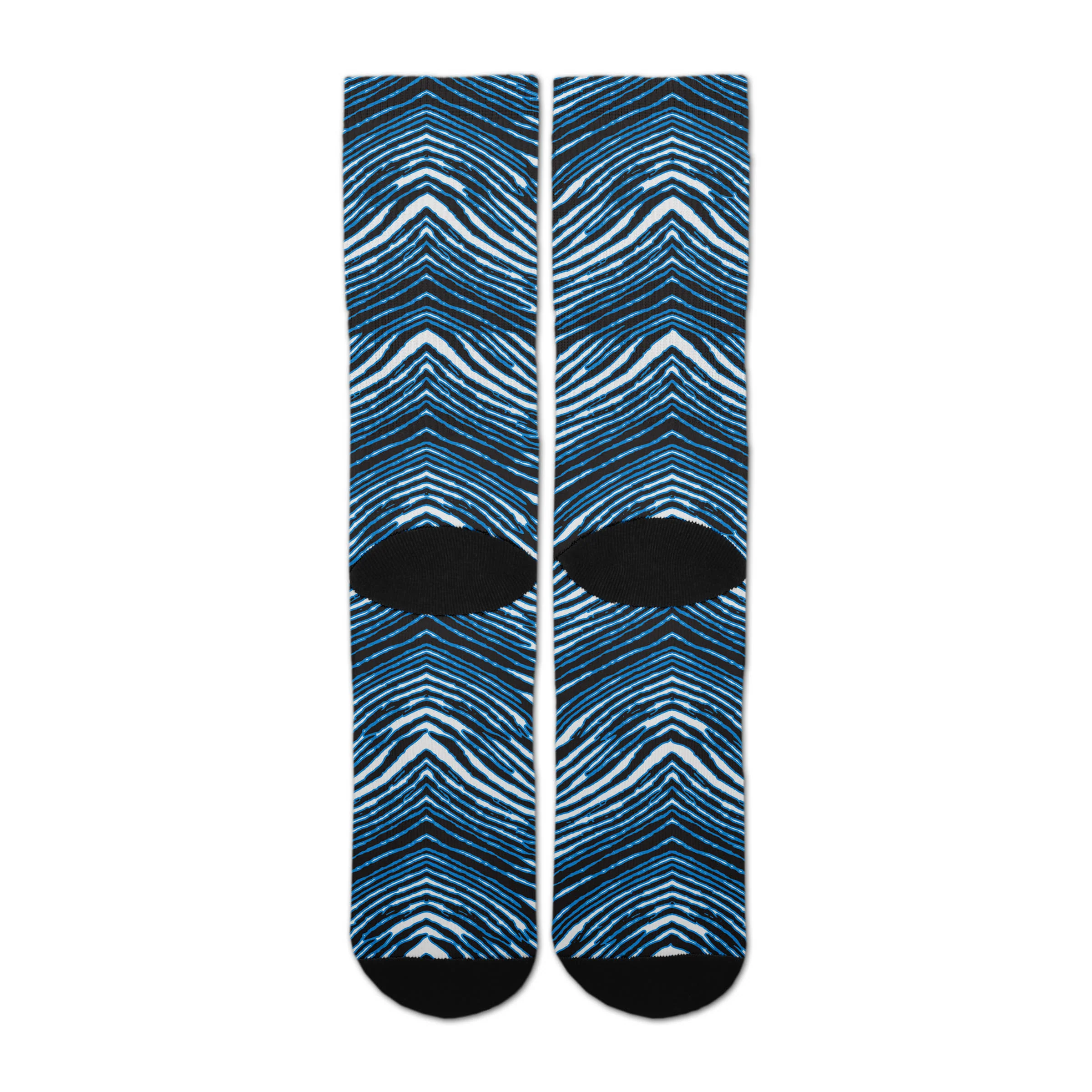Zubaz By For Bare Feet NFL Zubified Adult and Youth Dress Socks, Carolina Panthers, One Size - Image 4