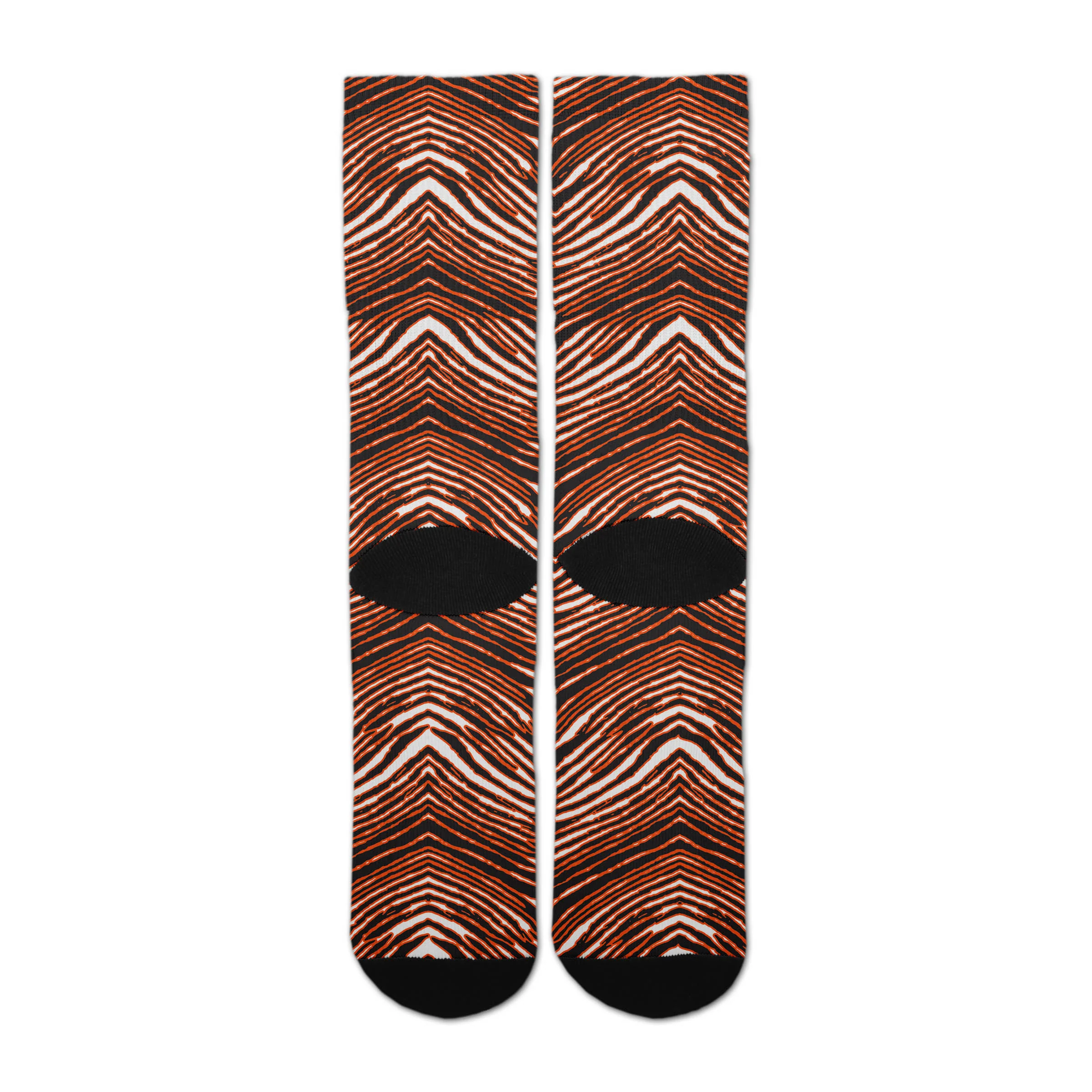 Zubaz By For Bare Feet NFL Zubified Adult and Youth Dress Socks, Cincinnati Bengals, Large - Image 4