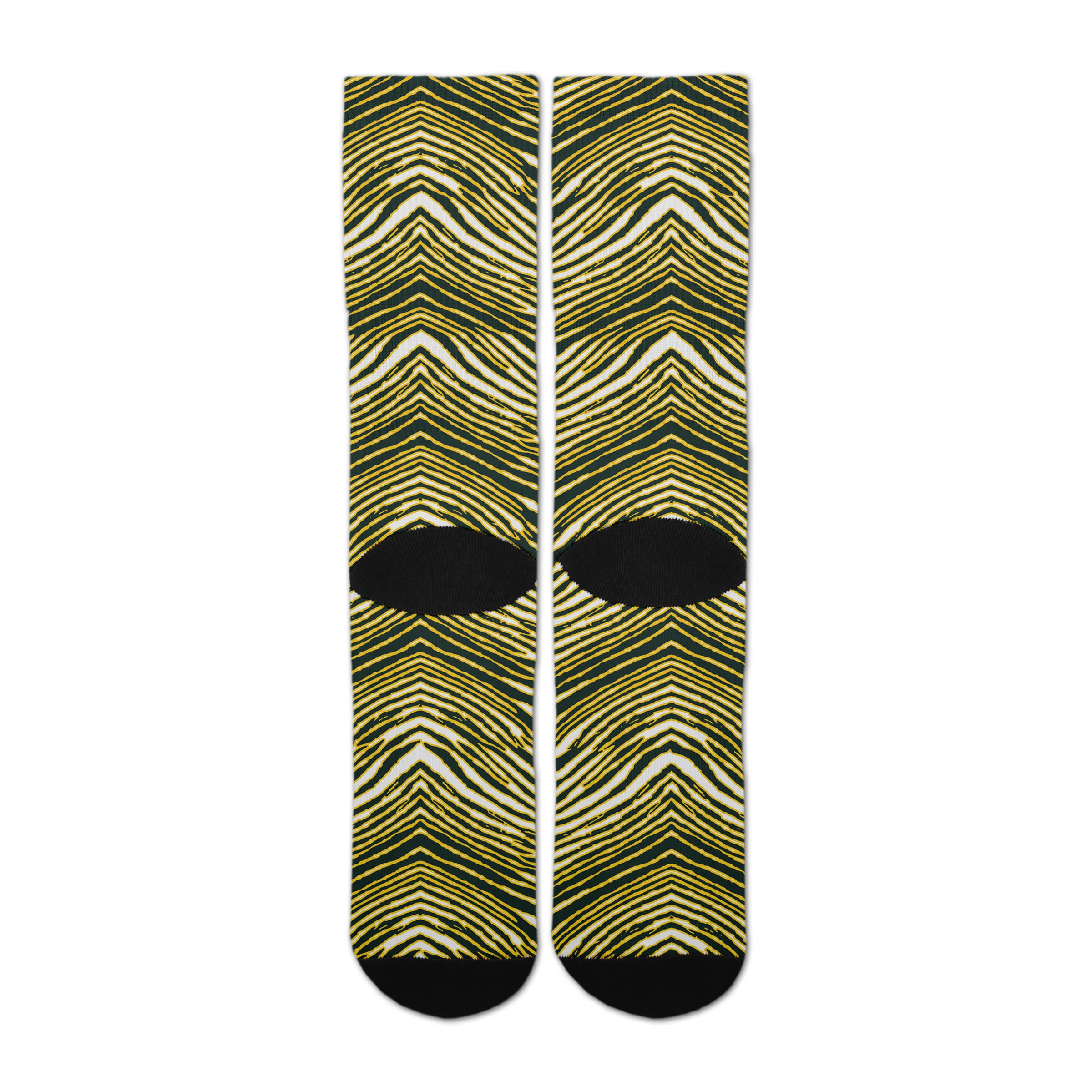 Zubaz By For Bare Feet NFL Zubified Adult and Youth Dress Socks, Green Bay Packers, Large - Image 4