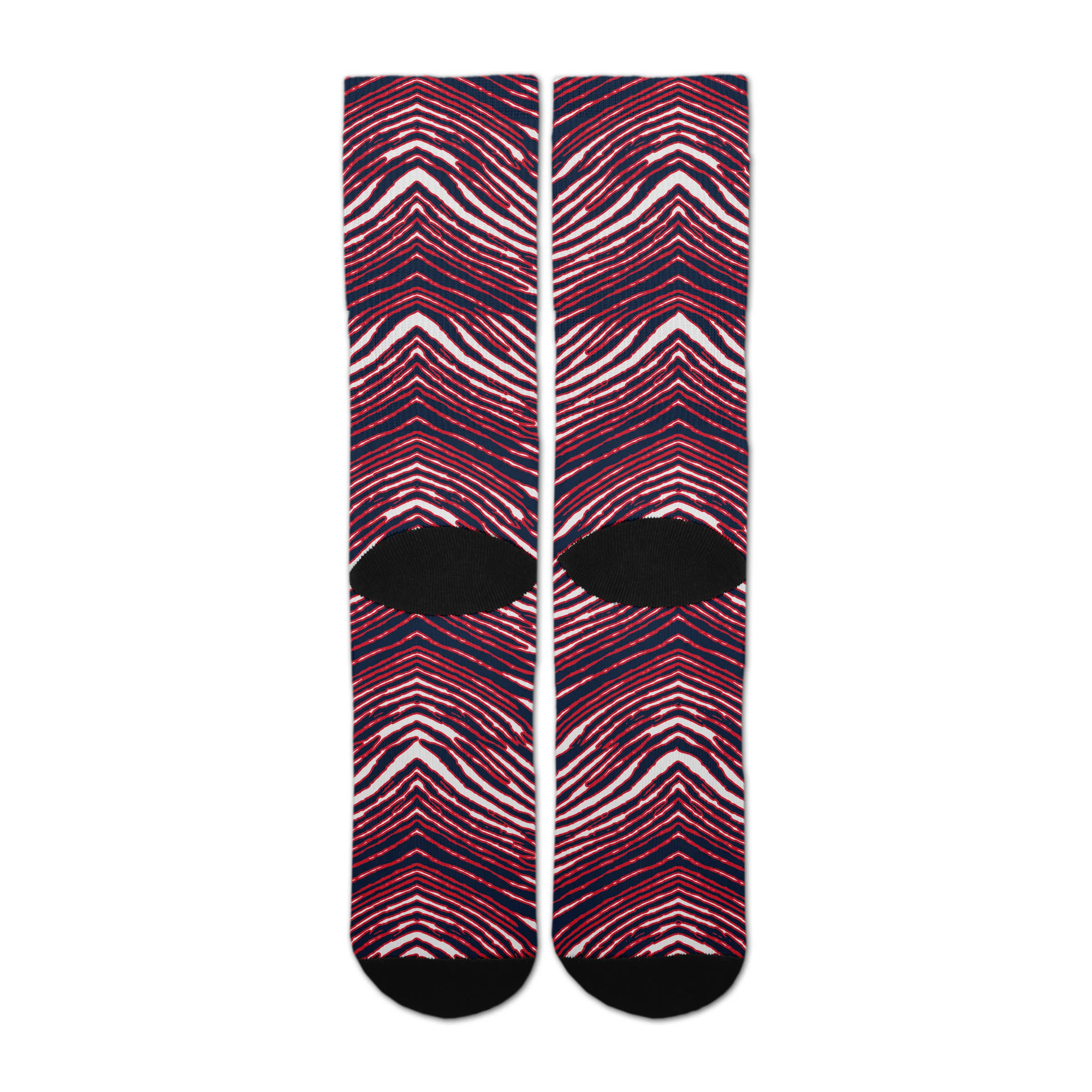 Zubaz By For Bare Feet NFL Zubified Adult and Youth Dress Socks, Houston Texans, Large - Image 4