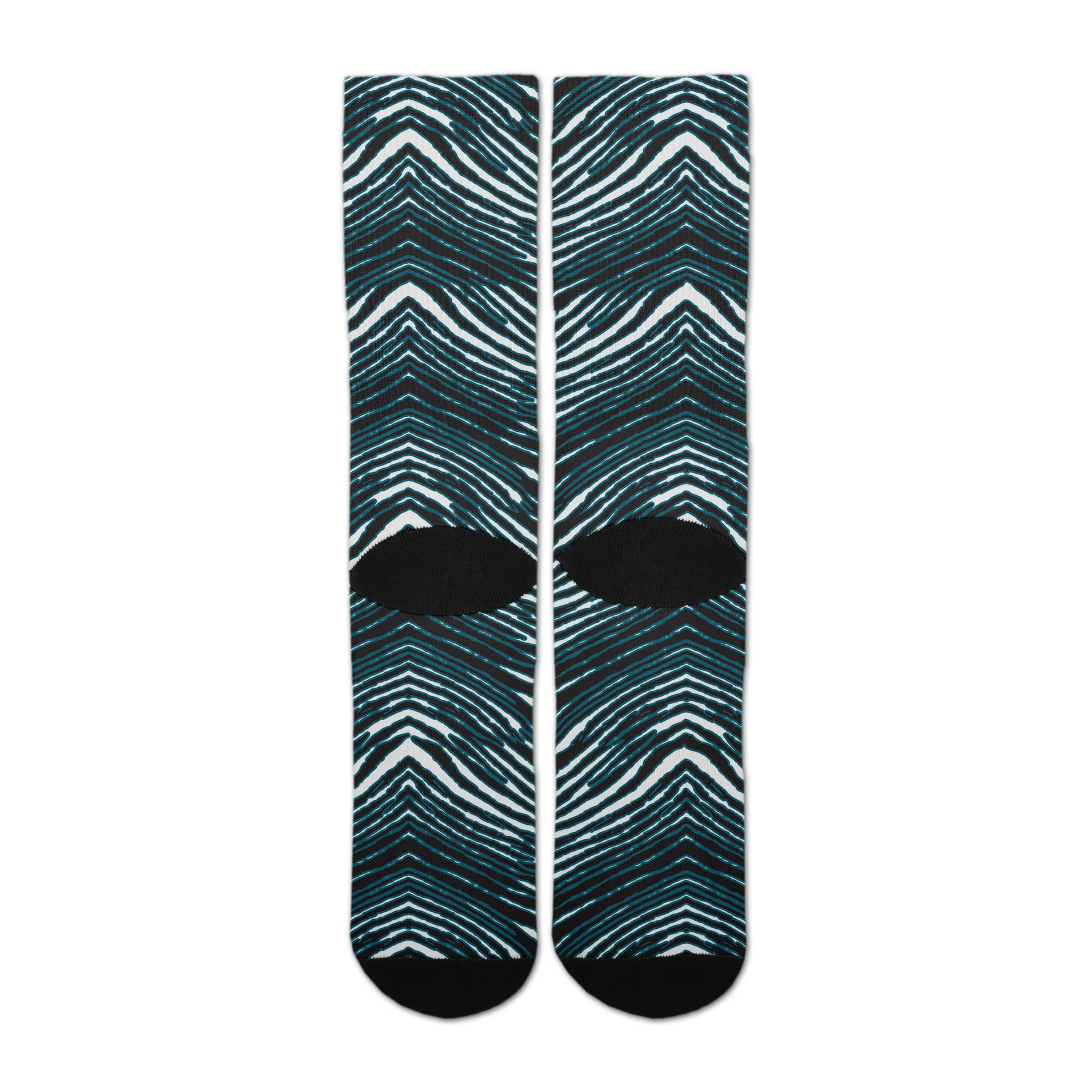 Zubaz By For Bare Feet NFL Zubified Adult and Youth Dress Socks, Jacksonville Jaguars, Large - Image 4
