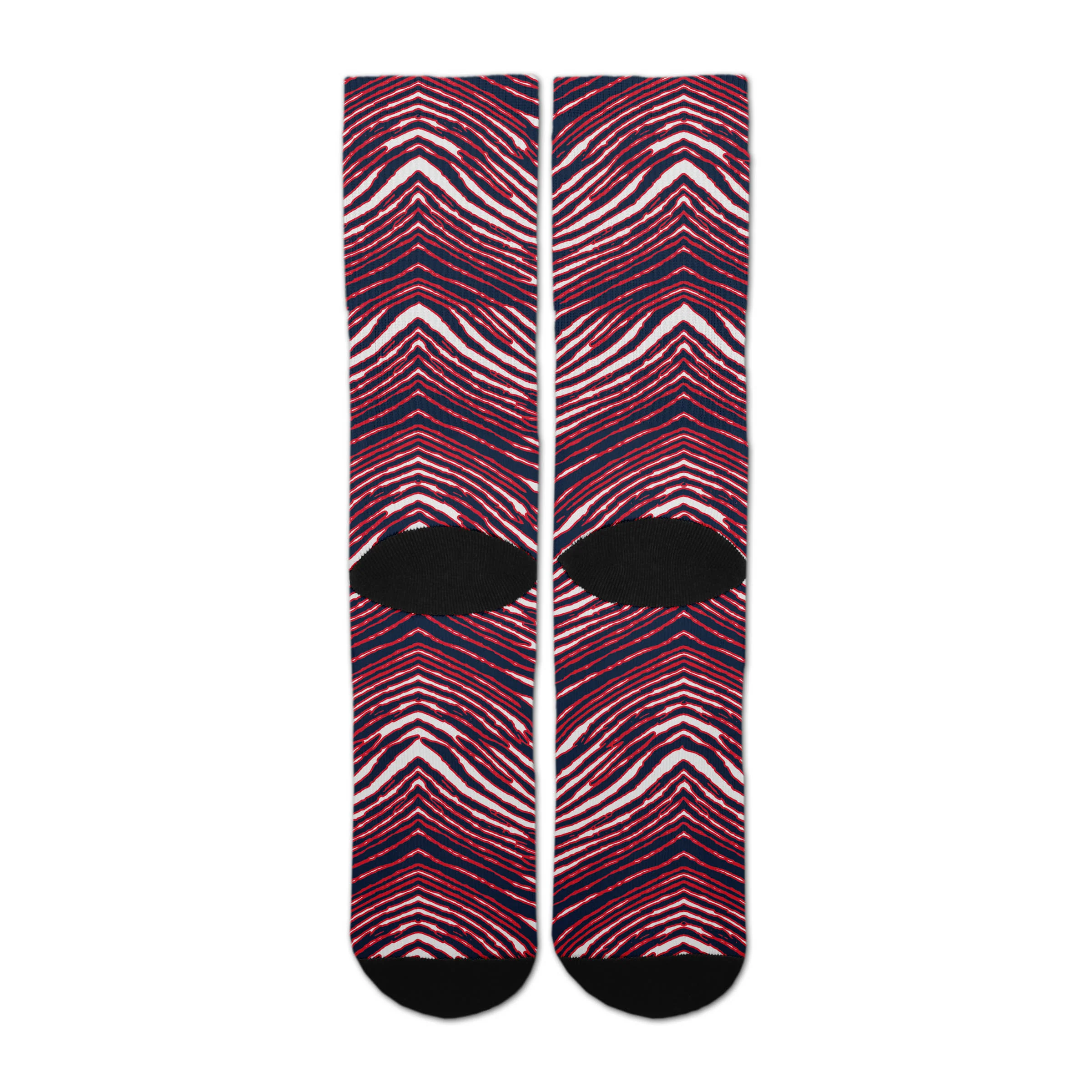Zubaz By For Bare Feet NFL Zubified Adult and Youth Dress Socks, New England Patriots, Large - Image 4