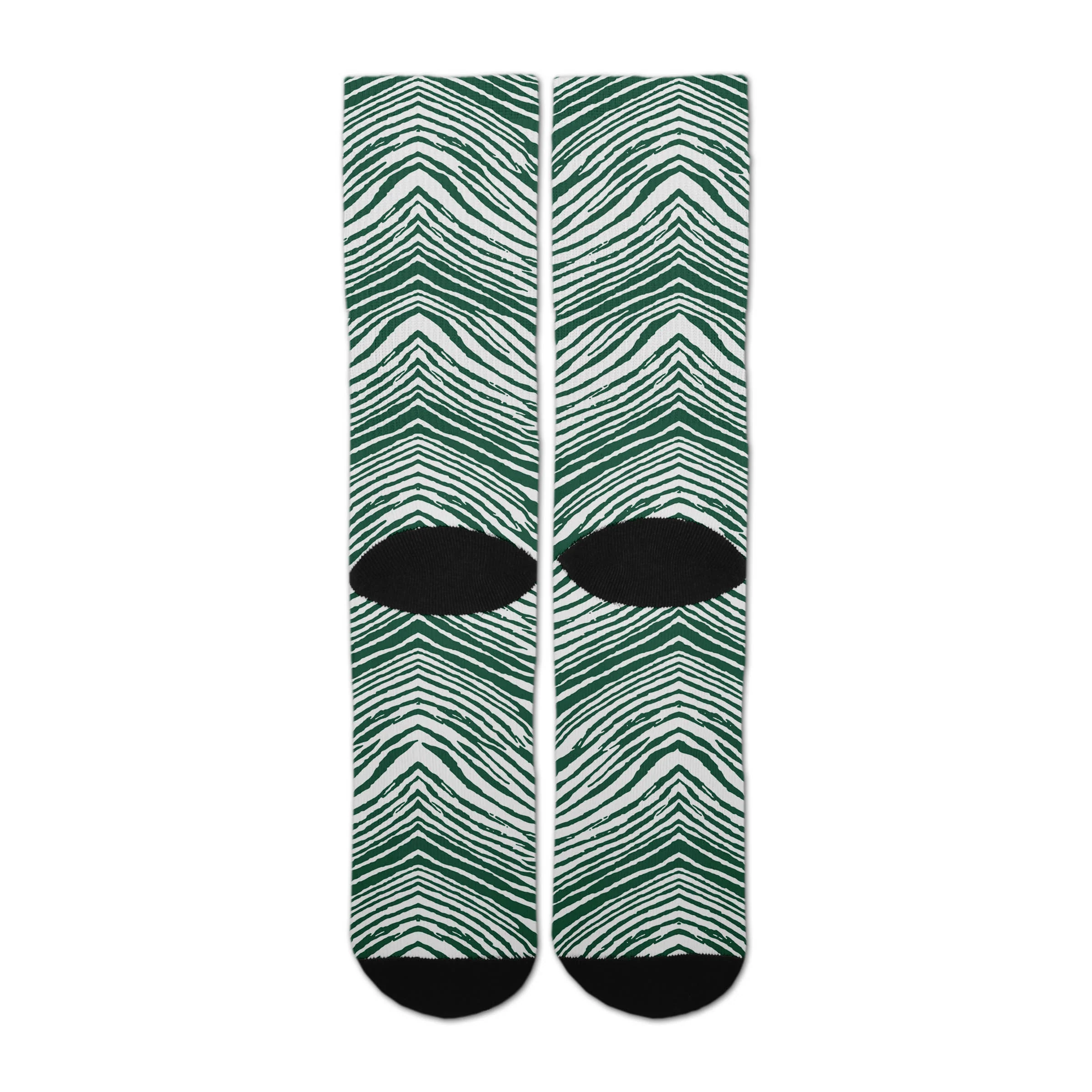 Zubaz By For Bare Feet NFL Zubified Adult and Youth Dress Socks, New York Jets, One Size - Image 4