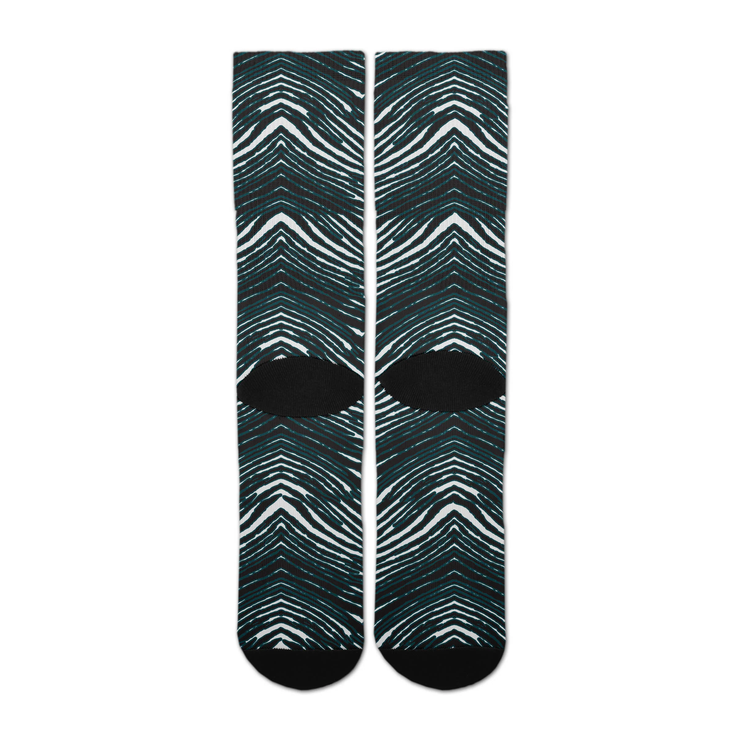 Zubaz By For Bare Feet NFL Zubified Adult and Youth Dress Socks, Philadelphia Eagles, Large - Image 4