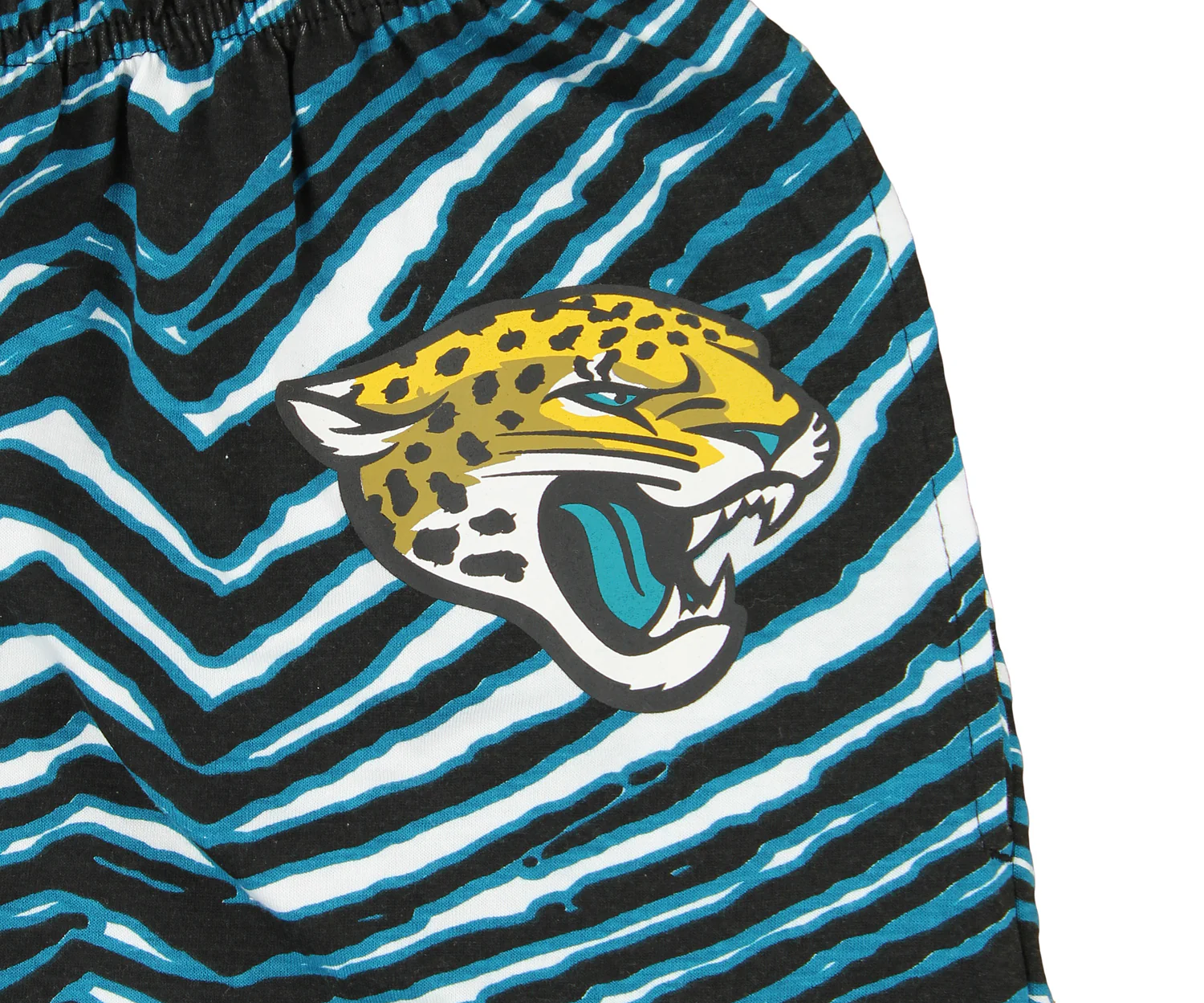 Zubaz Jacksonville Jaguars NFL Men's Zebra Left Hip Logo Lounge Pant - Image 3