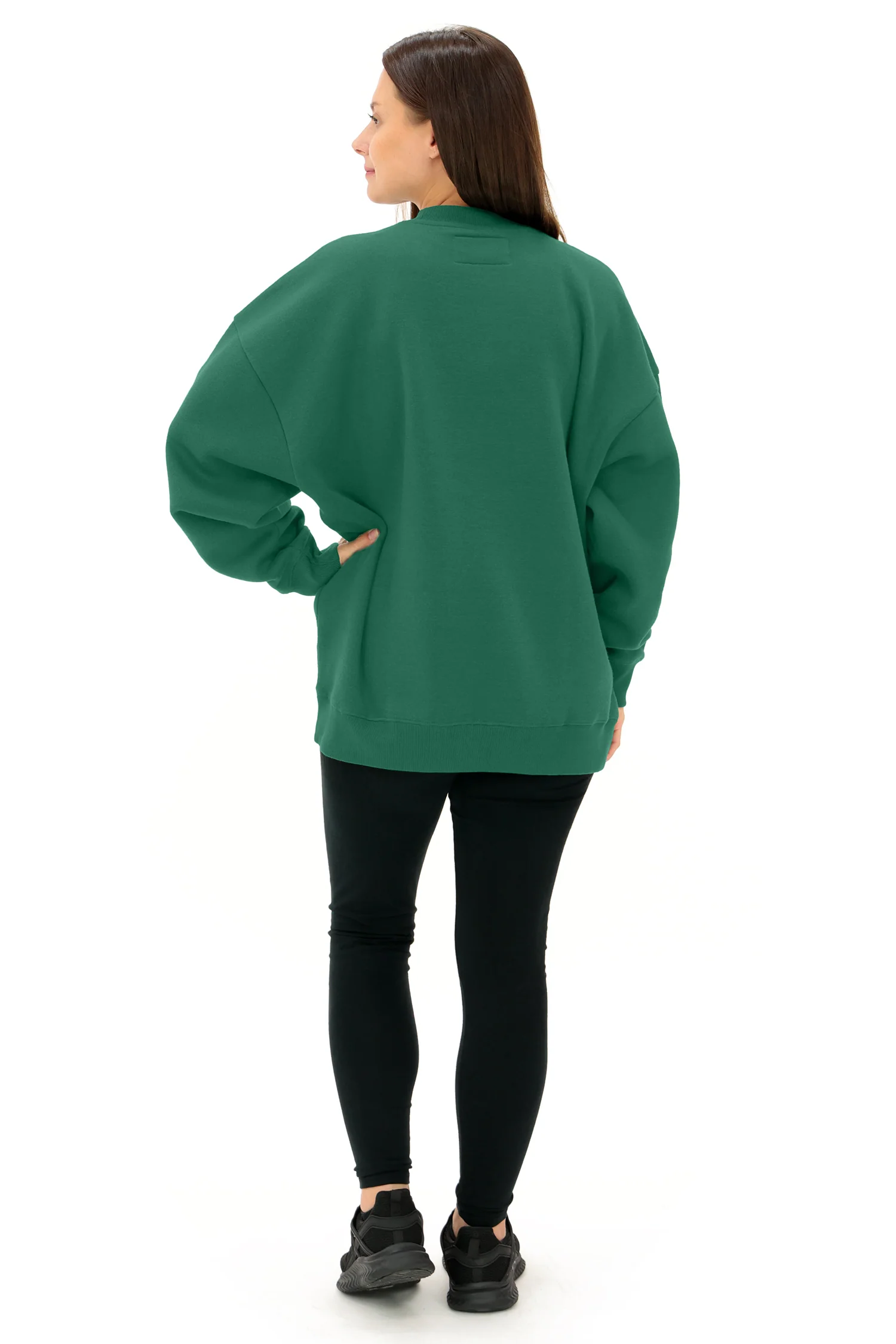 Zubaz NFL 90s Drop Shoulder Crewneck -MVP, NEW YORK JETS - Image 3