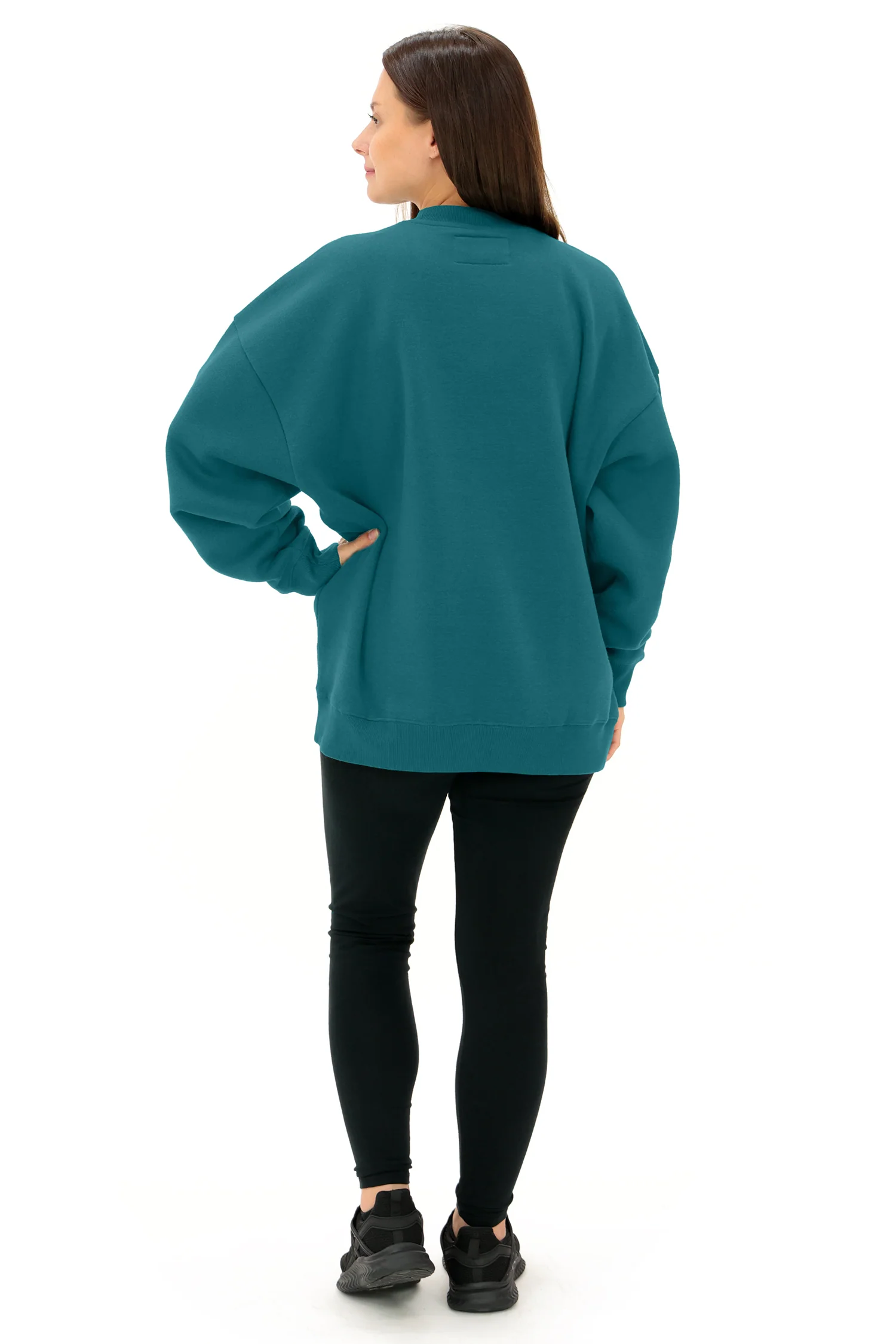 Zubaz NFL 90s Drop Shoulder Crewneck -MVP, PHILADELPHIA EAGLES - Image 3
