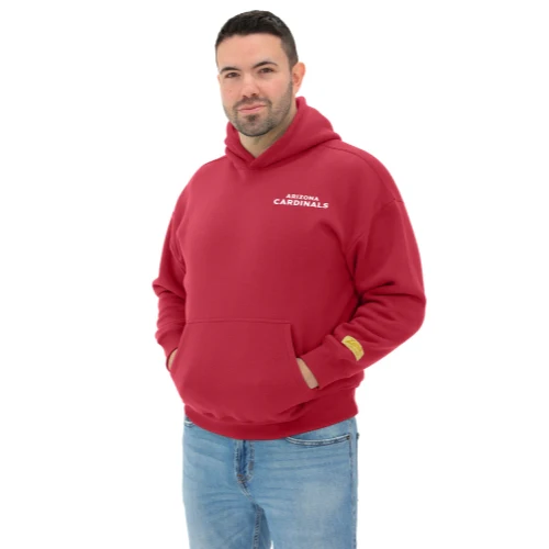 Zubaz NFL 90s Drop Shoulder Hoodie -MVP, ARIZONA CARDINALS - Image 4
