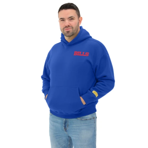 Zubaz NFL 90s Drop Shoulder Hoodie -MVP, BUFFALO BILLS - Image 4
