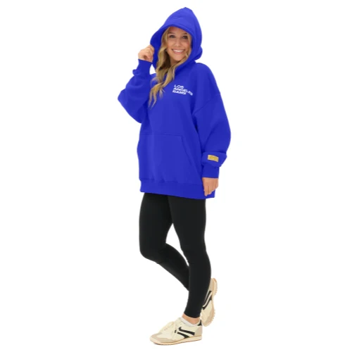 Zubaz NFL 90s Drop Shoulder Hoodie -MVP, LOS ANGELES RAMS - Image 2