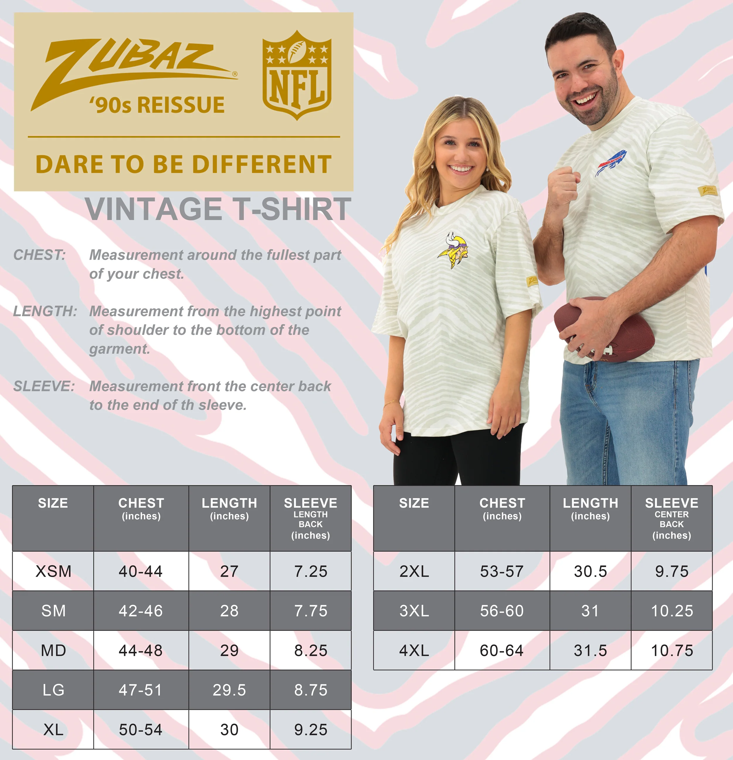 Zubaz NFL 90s SS Tee- Helmet-Off White, ARIZONA CARDINALS - Image 35