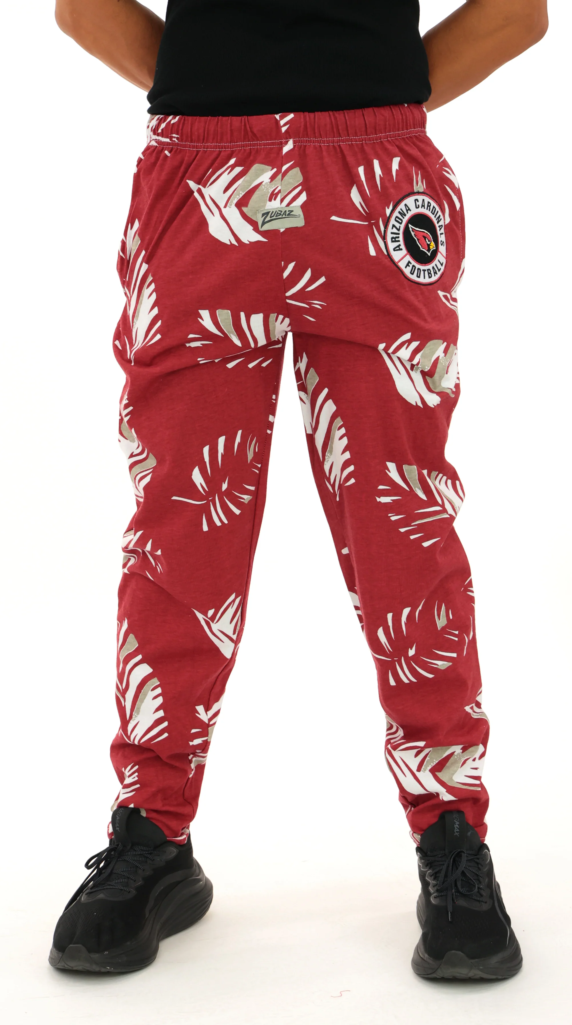 Zubaz NFL Adult Original Z88 Pant, Leaf 3 Color, Embroidered, Arizona Cardinals - Image 4