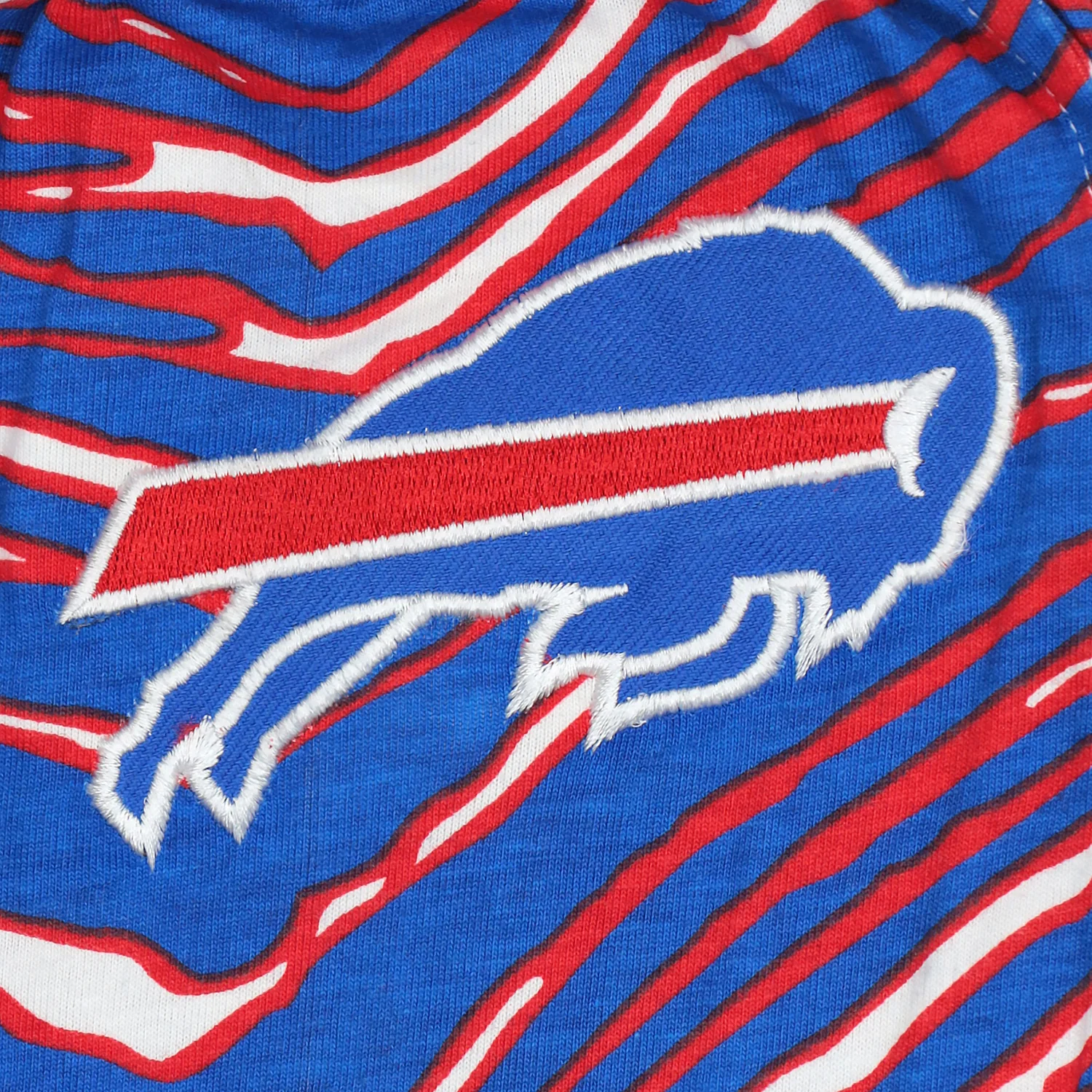 Zubaz NFL UNISEX Z88 3 Color Zebra Direct Embroidered Logo Pants, BUFFALO BILLS - Image 3