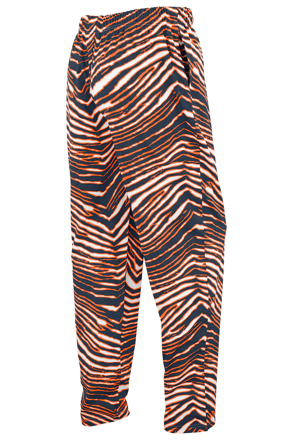 Zubaz NFL UNISEX Z88 3 Color Zebra Direct Embroidered Logo Pants, CHICAGO BEARS - Image 2