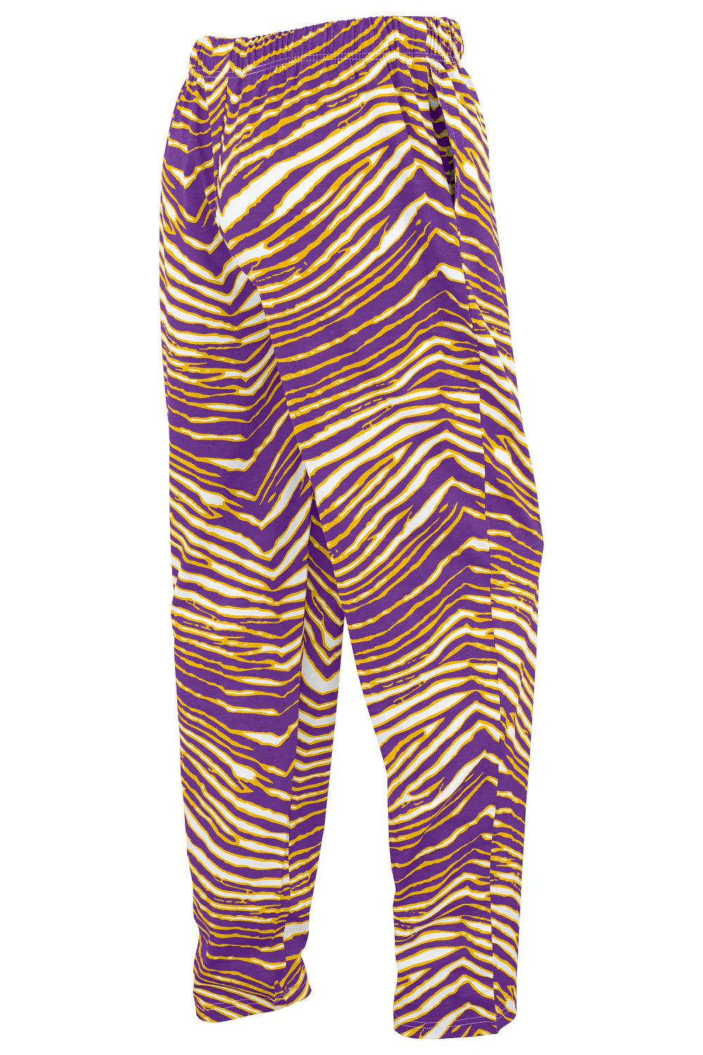 Zubaz NFL UNISEX Z88 3 Color Zebra Direct Embroidered Logo Pants, MINNESOTA VIKINGS - Image 2