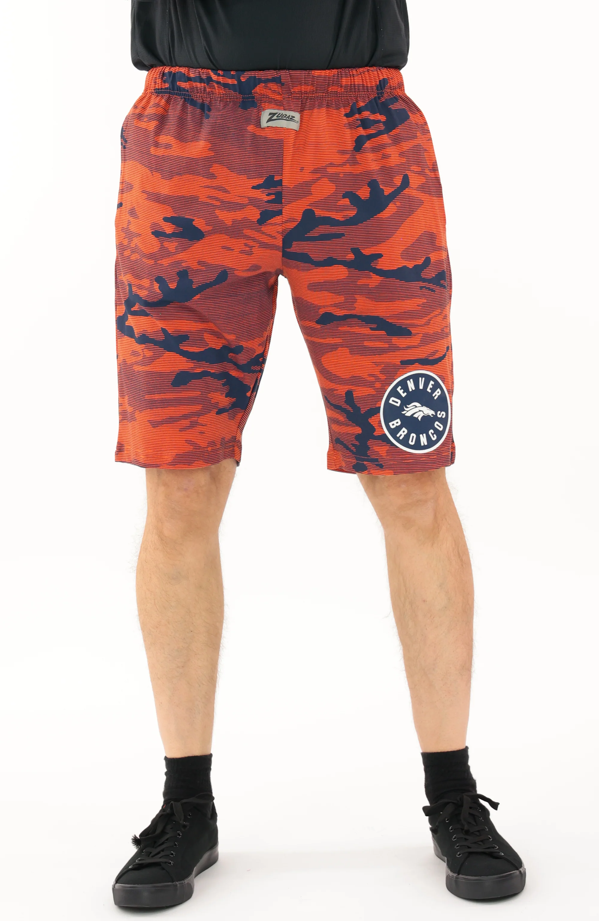 Zubaz NFL Adult Unisex Z88 Camo Lines Shorts, Denver Broncos - Image 14