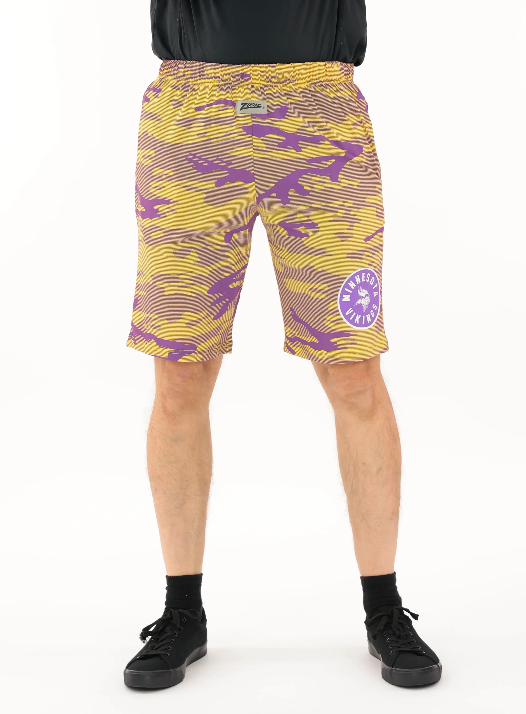 Zubaz NFL Adult Unisex Z88 Camo Lines Shorts, Minnesota Vikings - Image 21