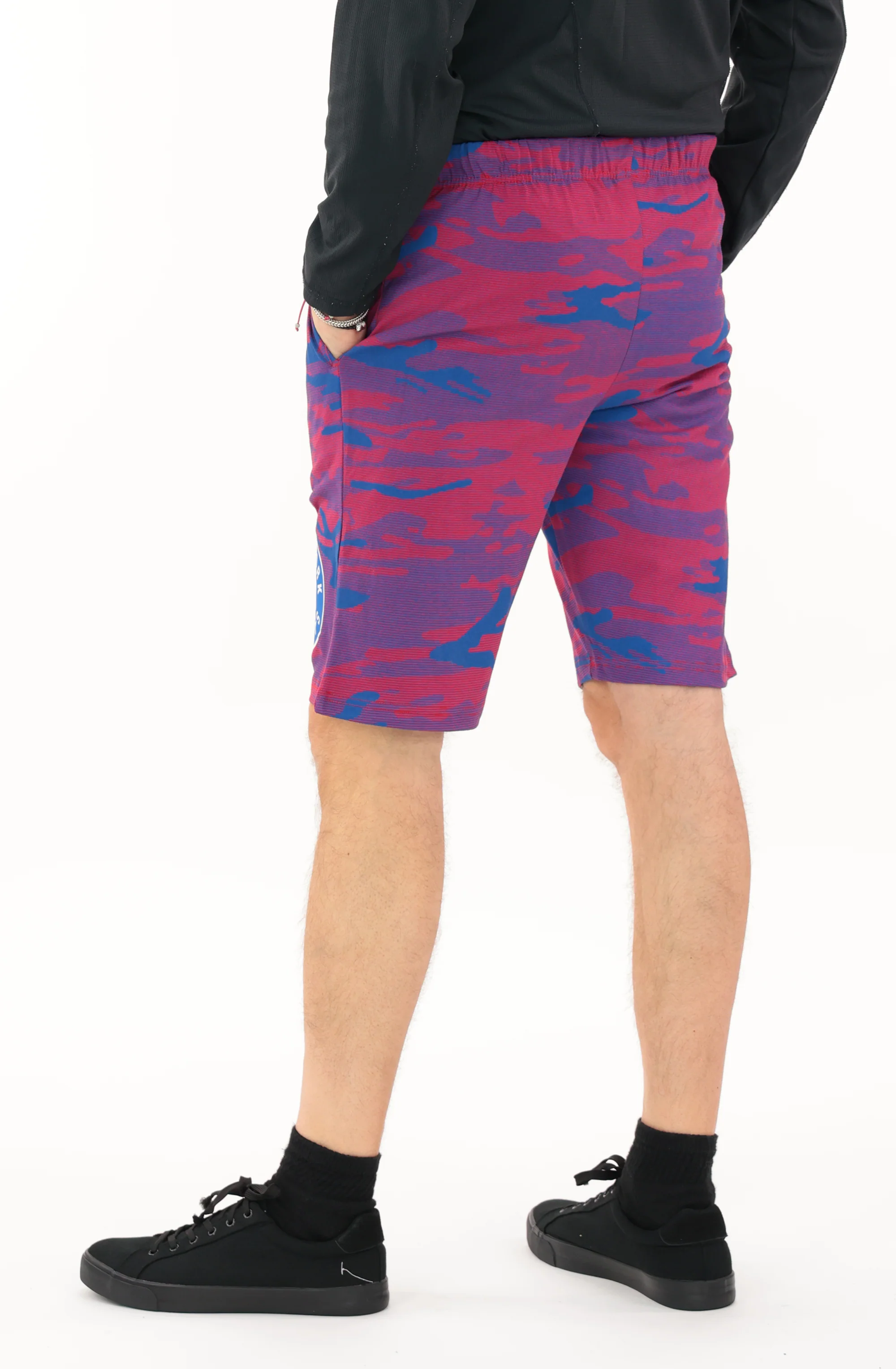 Zubaz NFL Adult Unisex Z88 Camo Lines Shorts, New York Giants - Image 20