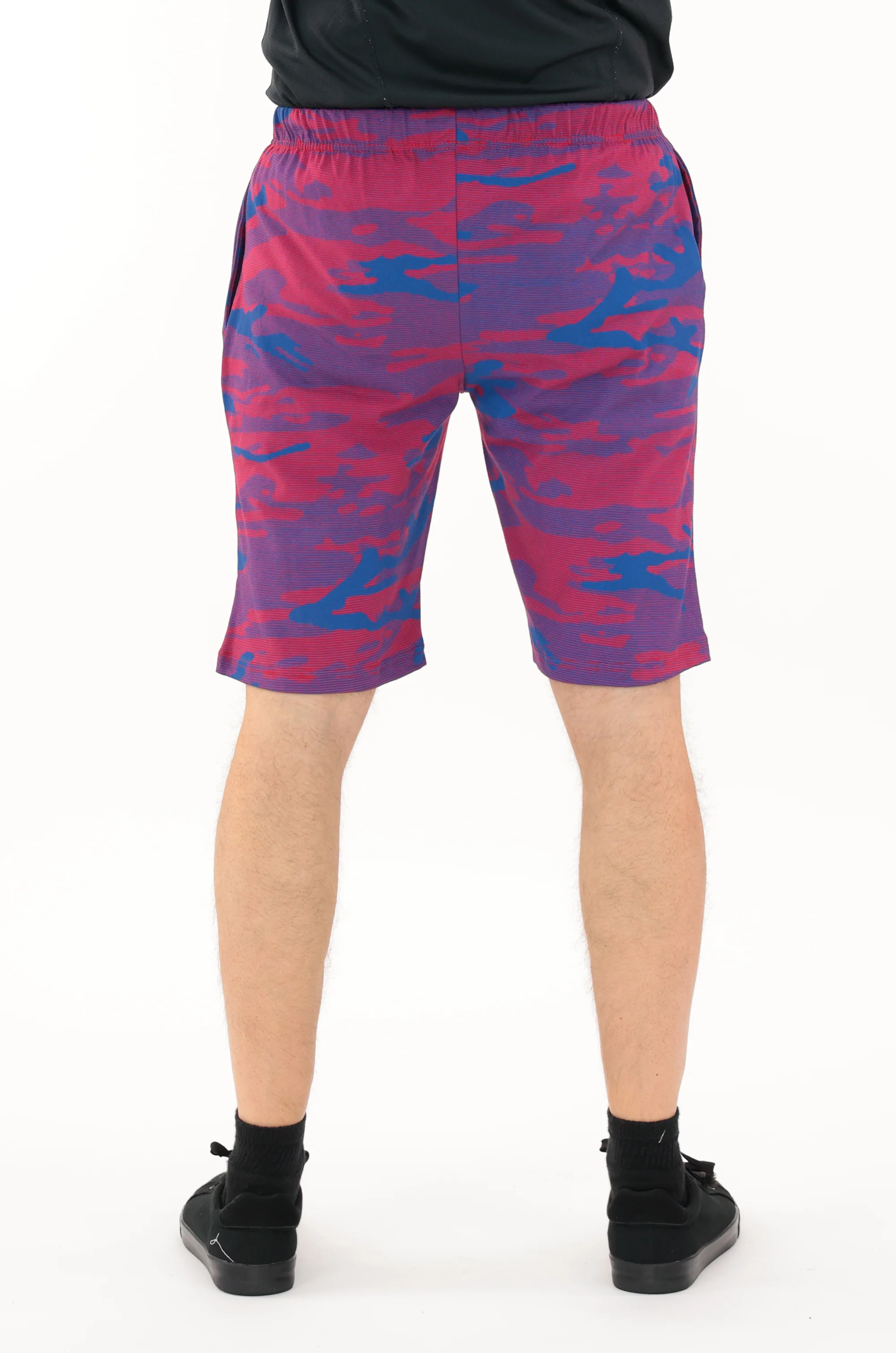 Zubaz NFL Adult Unisex Z88 Camo Lines Shorts, New York Giants - Image 50