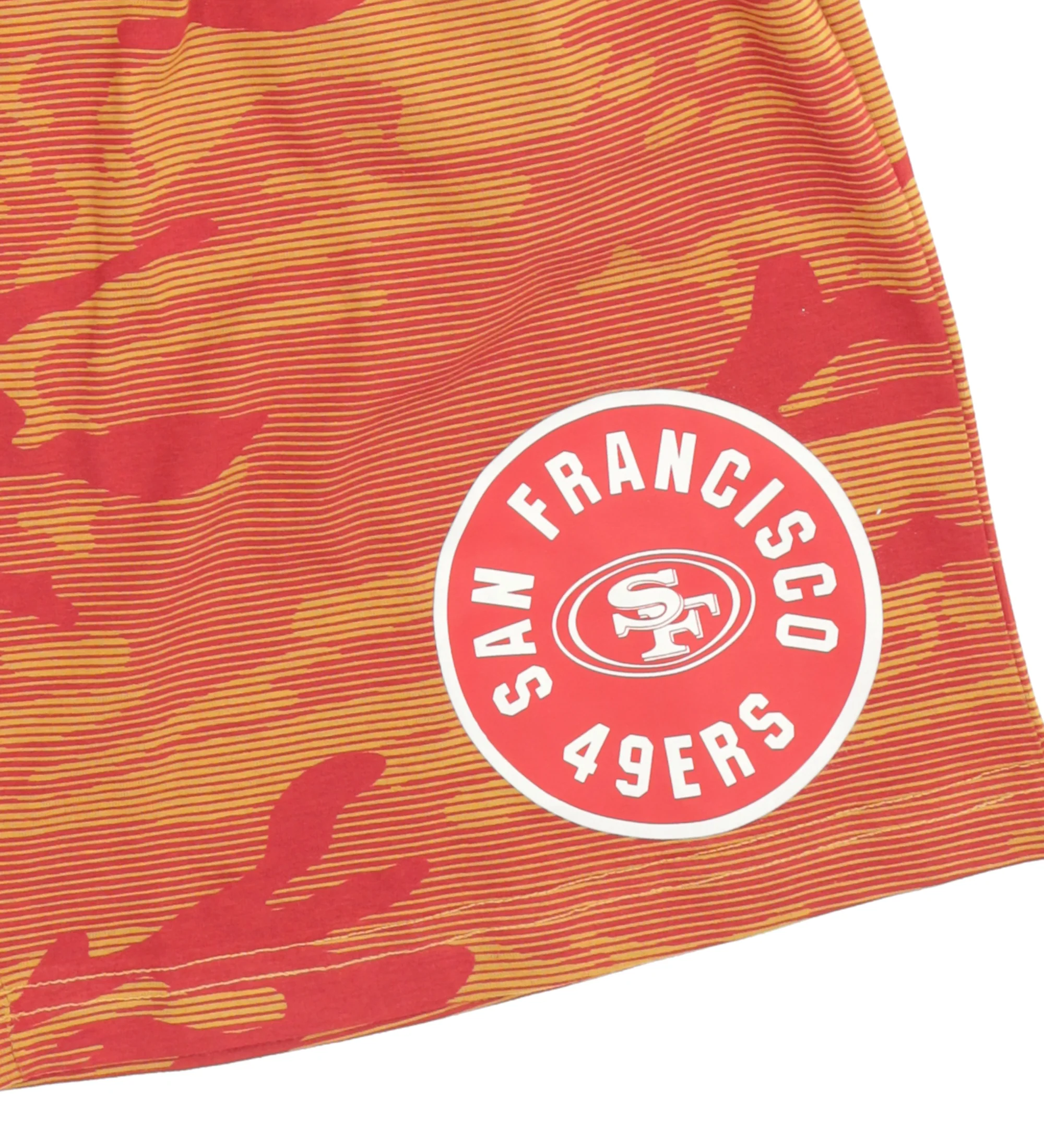 Zubaz NFL Adult Unisex Z88 Camo Lines Shorts, San Francisco 49ers - Image 51