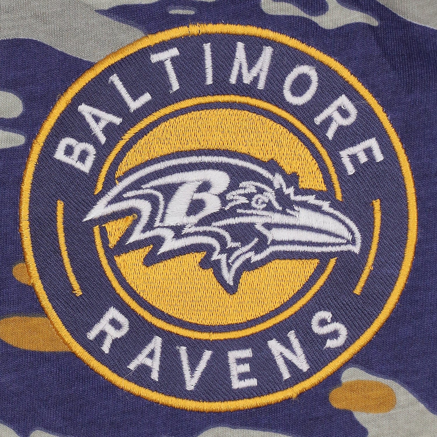 Zubaz NFL Adult Unisex Z88 Embroidered Alt Camo Pants, Baltimore Ravens - Image 3
