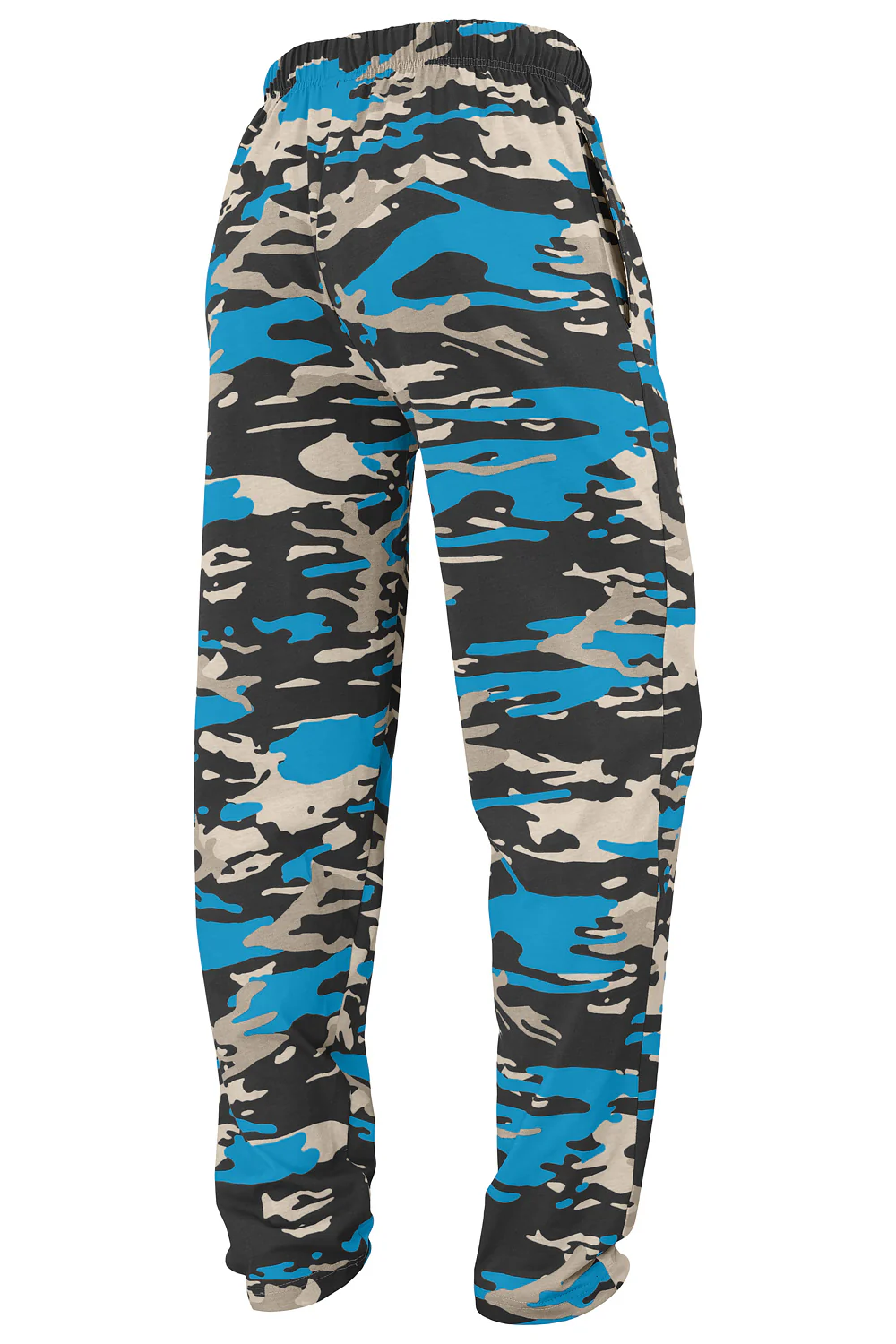 Zubaz NFL Adult Unisex Z88 Embroidered Alt Camo Pants, Detroit Lions - Image 2