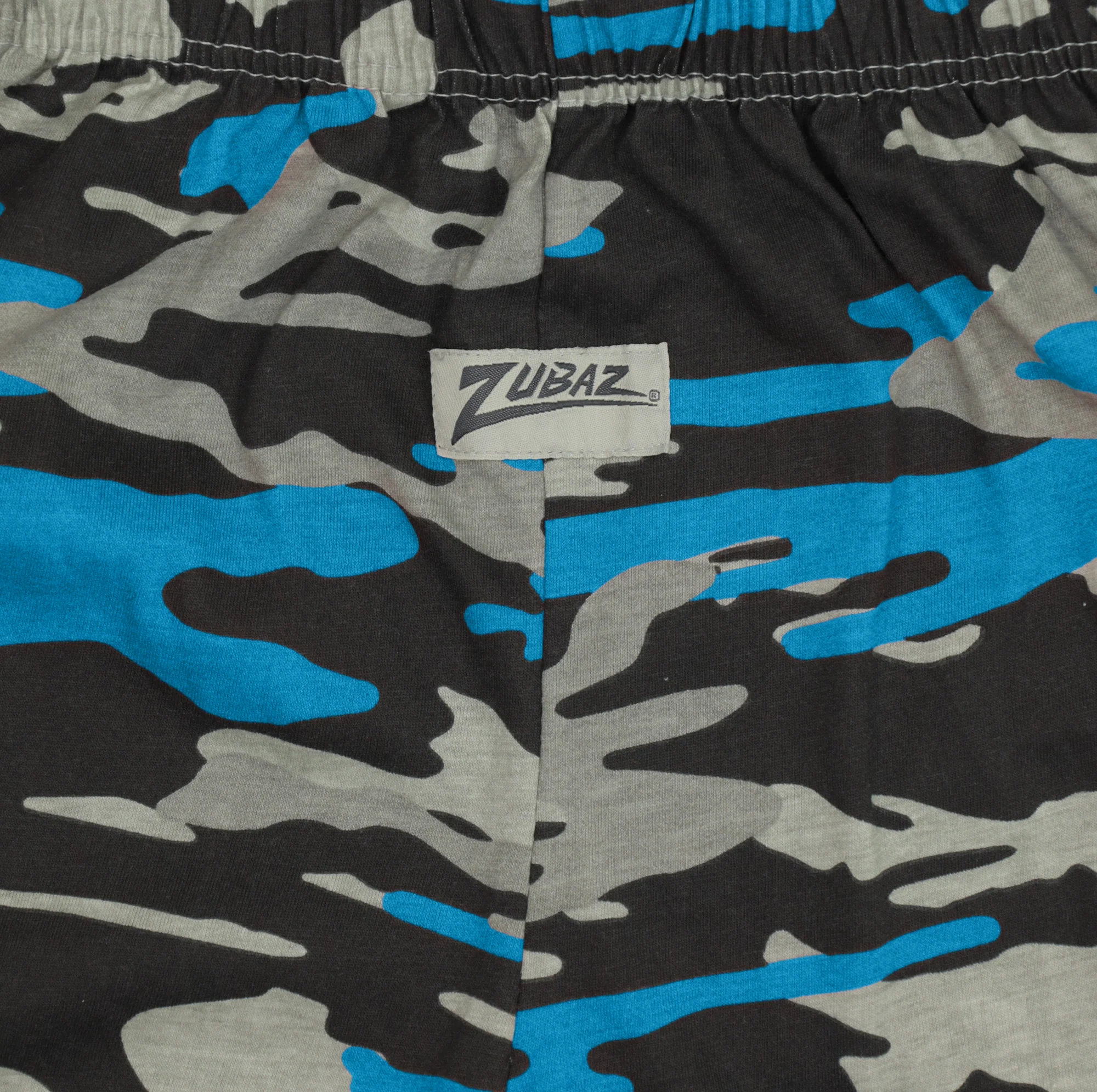Zubaz NFL Adult Unisex Z88 Embroidered Alt Camo Shorts, Carolina Pantshers - Image 6