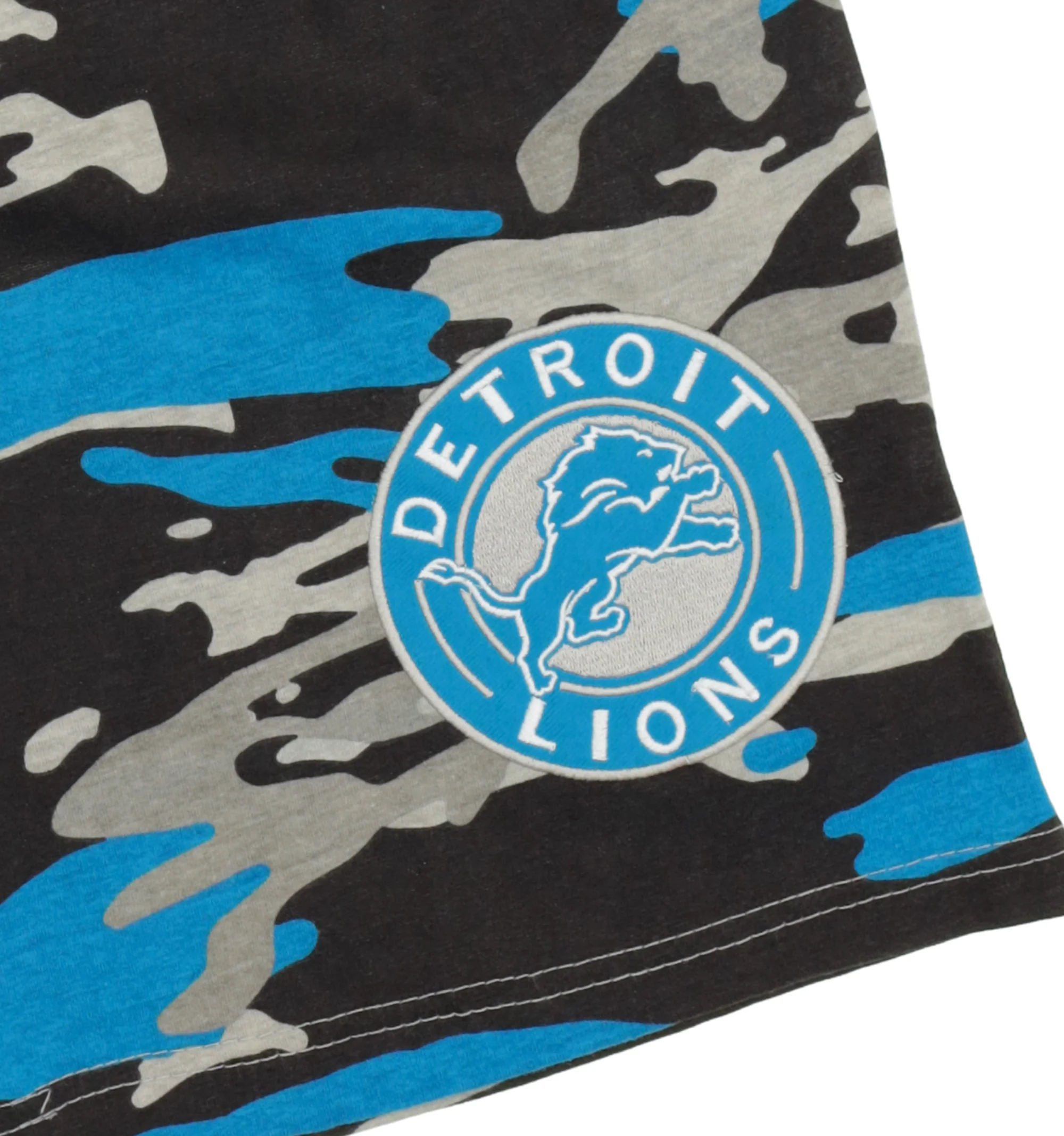 Zubaz NFL Adult Unisex Z88 Embroidered Alt Camo Shorts, Detroit Lions - Image 51