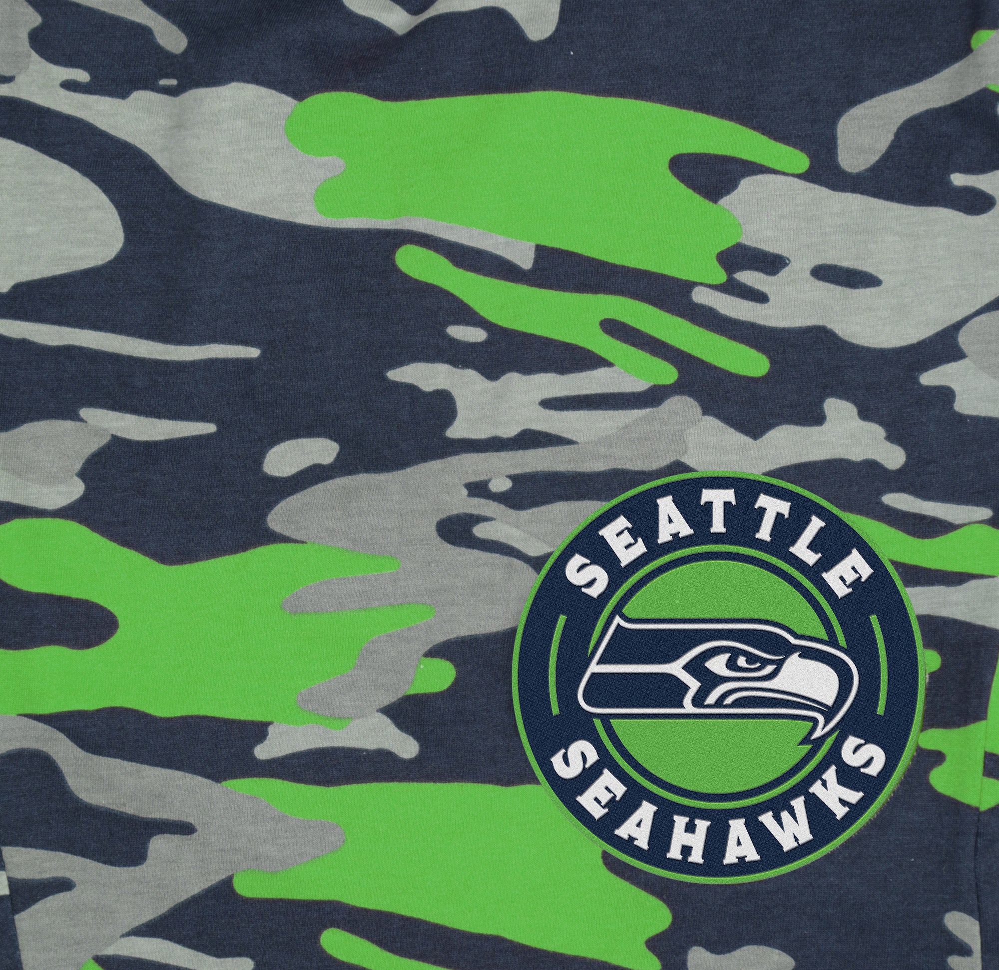Zubaz NFL Adult Unisex Z88 Embroidered Alt Camo Shorts, Seattle Seahawks - Image 45