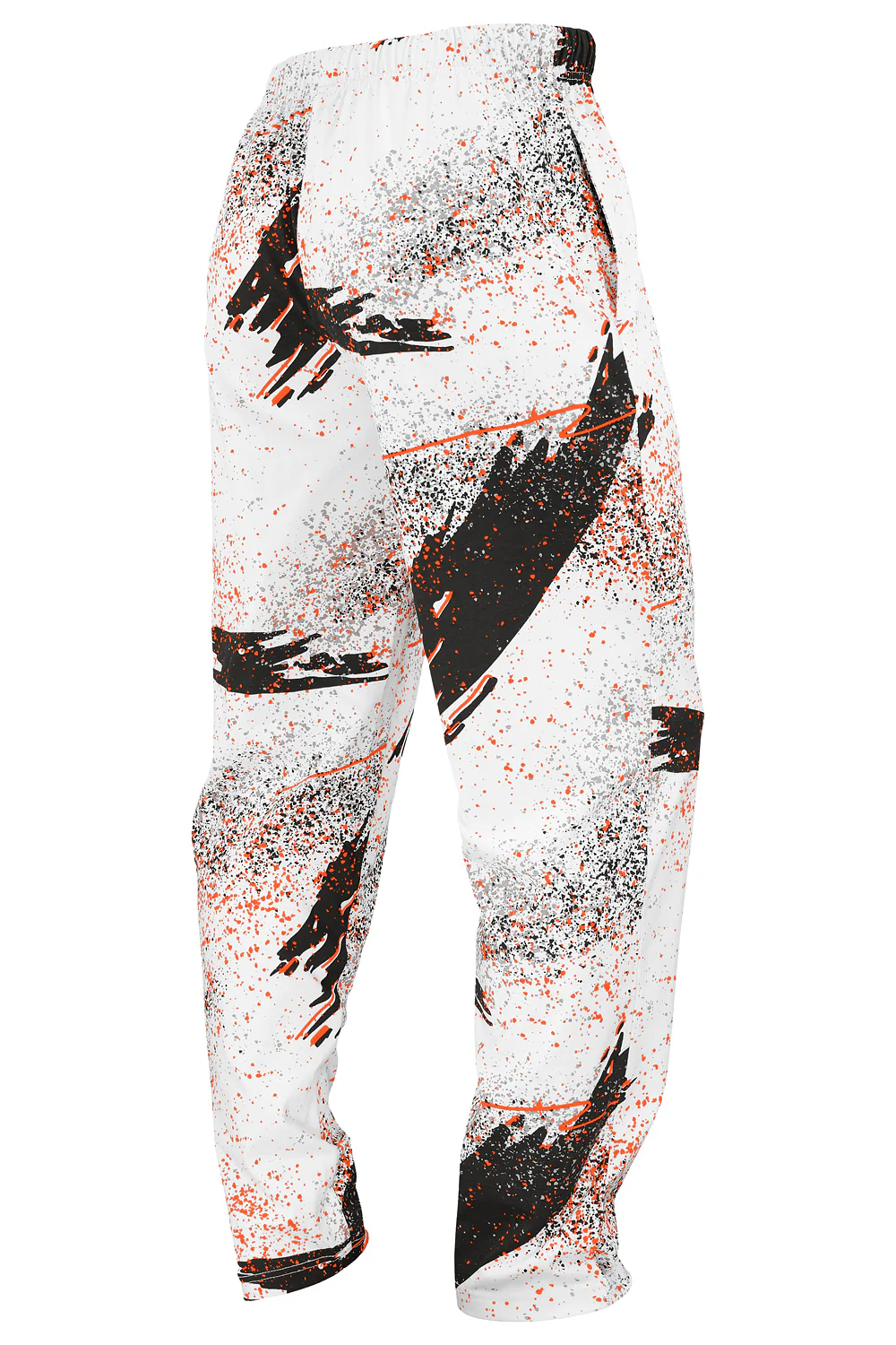 Zubaz NFL Adult Unisex Z88 Embroidered Confetti 3 Color Pants, Cincinnati Bengals - Image 2