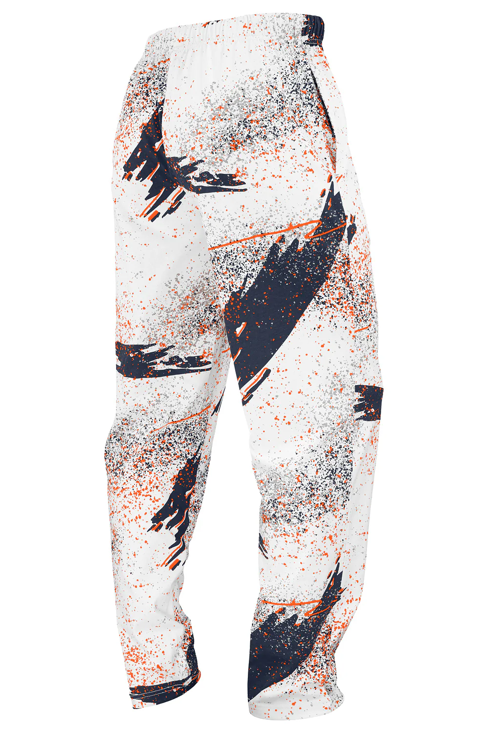 Zubaz NFL Adult Unisex Z88 Embroidered Confetti 3 Color Pants, Denver Broncos - Image 2