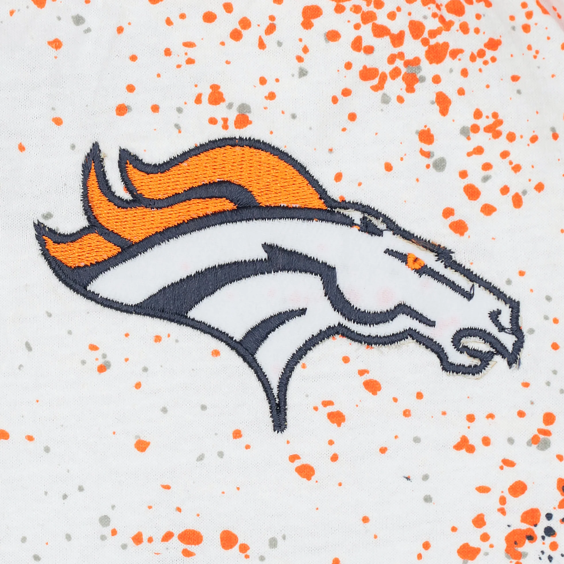 Zubaz NFL Adult Unisex Z88 Embroidered Confetti 3 Color Pants, Denver Broncos - Image 3