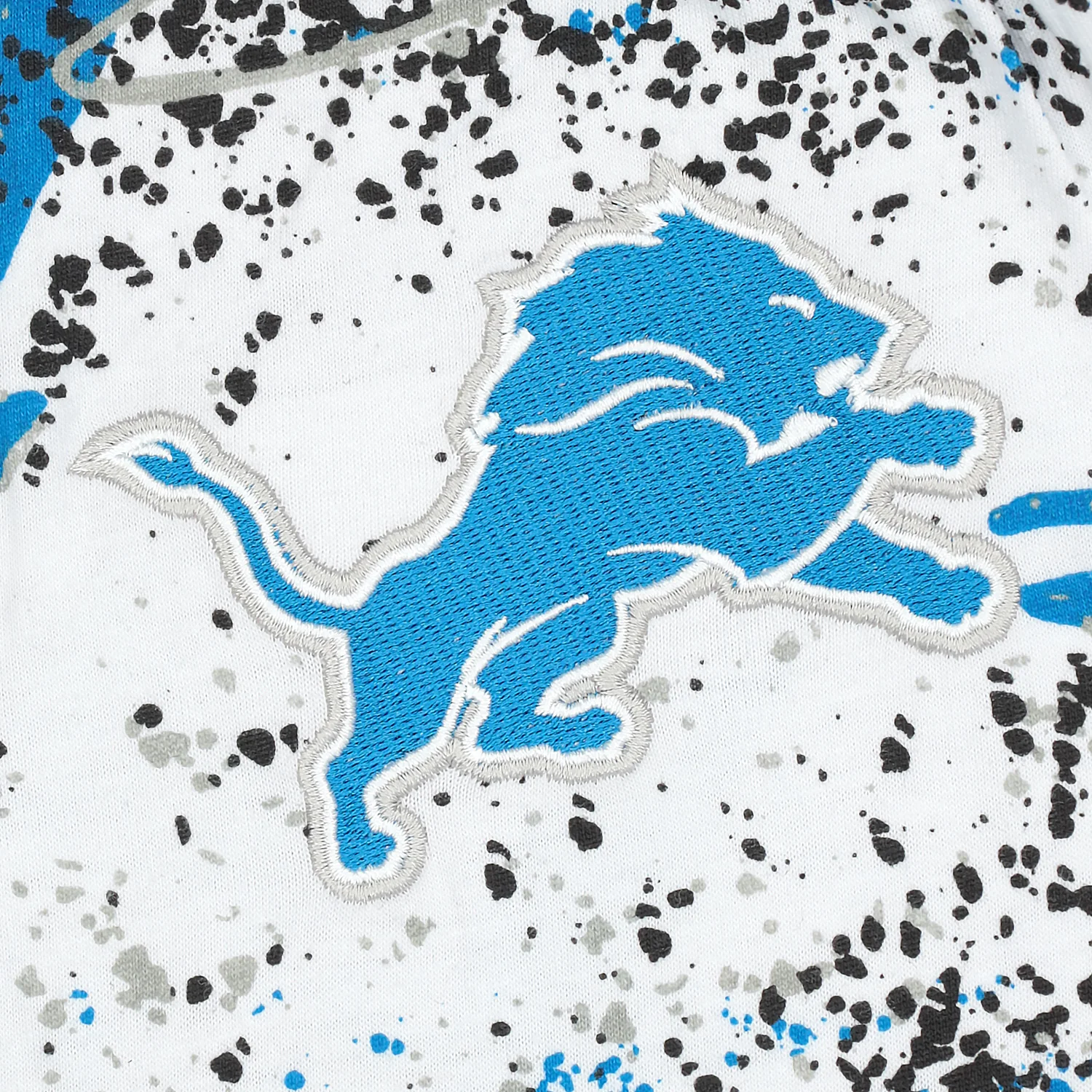 Zubaz NFL Adult Unisex Z88 Embroidered Confetti 3 Color Pants, Detroit Lions - Image 3