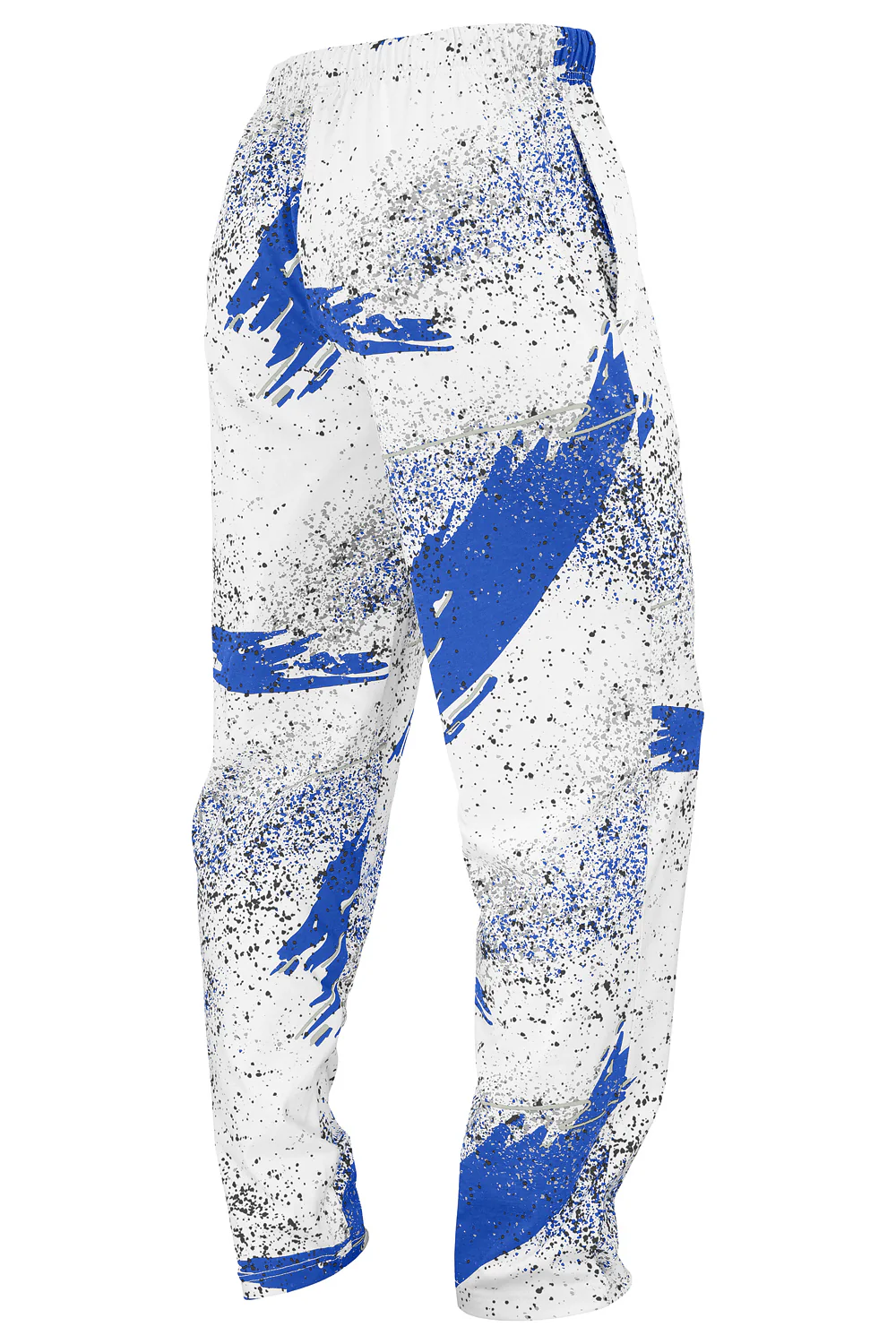 Zubaz NFL Adult Unisex Z88 Embroidered Confetti 3 Color Pants, Indianapolis Colts - Image 2