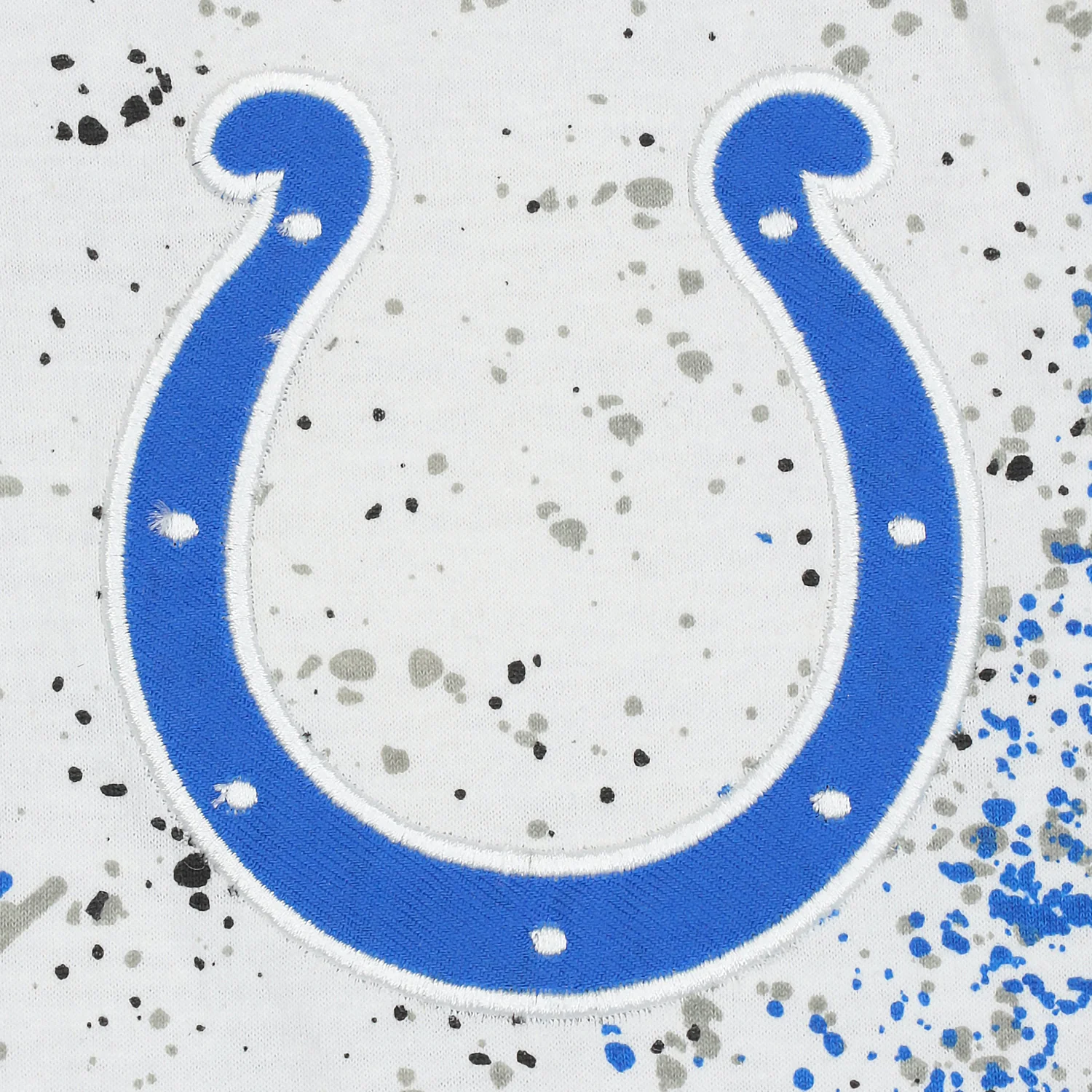 Zubaz NFL Adult Unisex Z88 Embroidered Confetti 3 Color Pants, Indianapolis Colts - Image 3