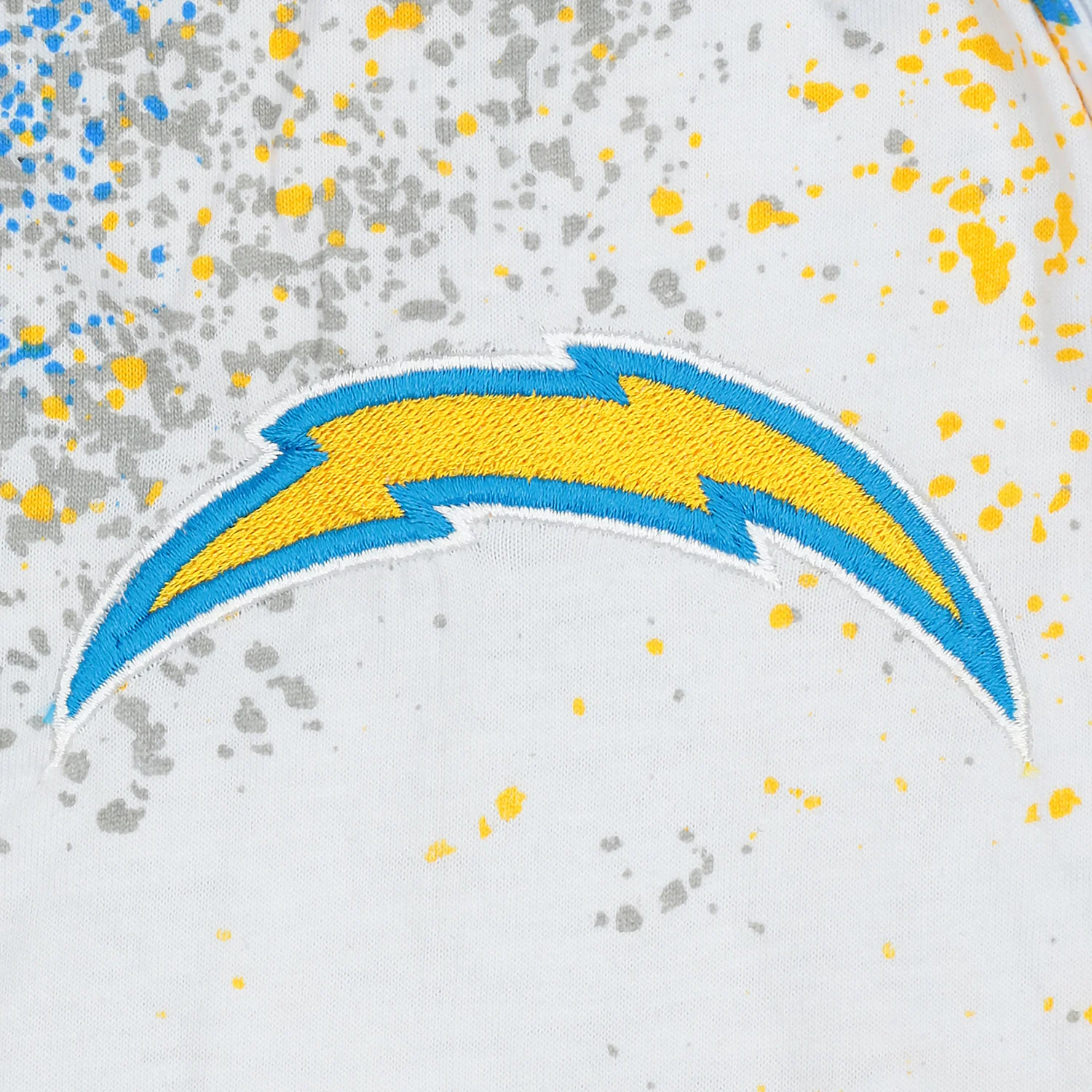 Zubaz NFL Adult Unisex Z88 Embroidered Confetti 3 Color Pants, Los Angeles Chargers - Image 3